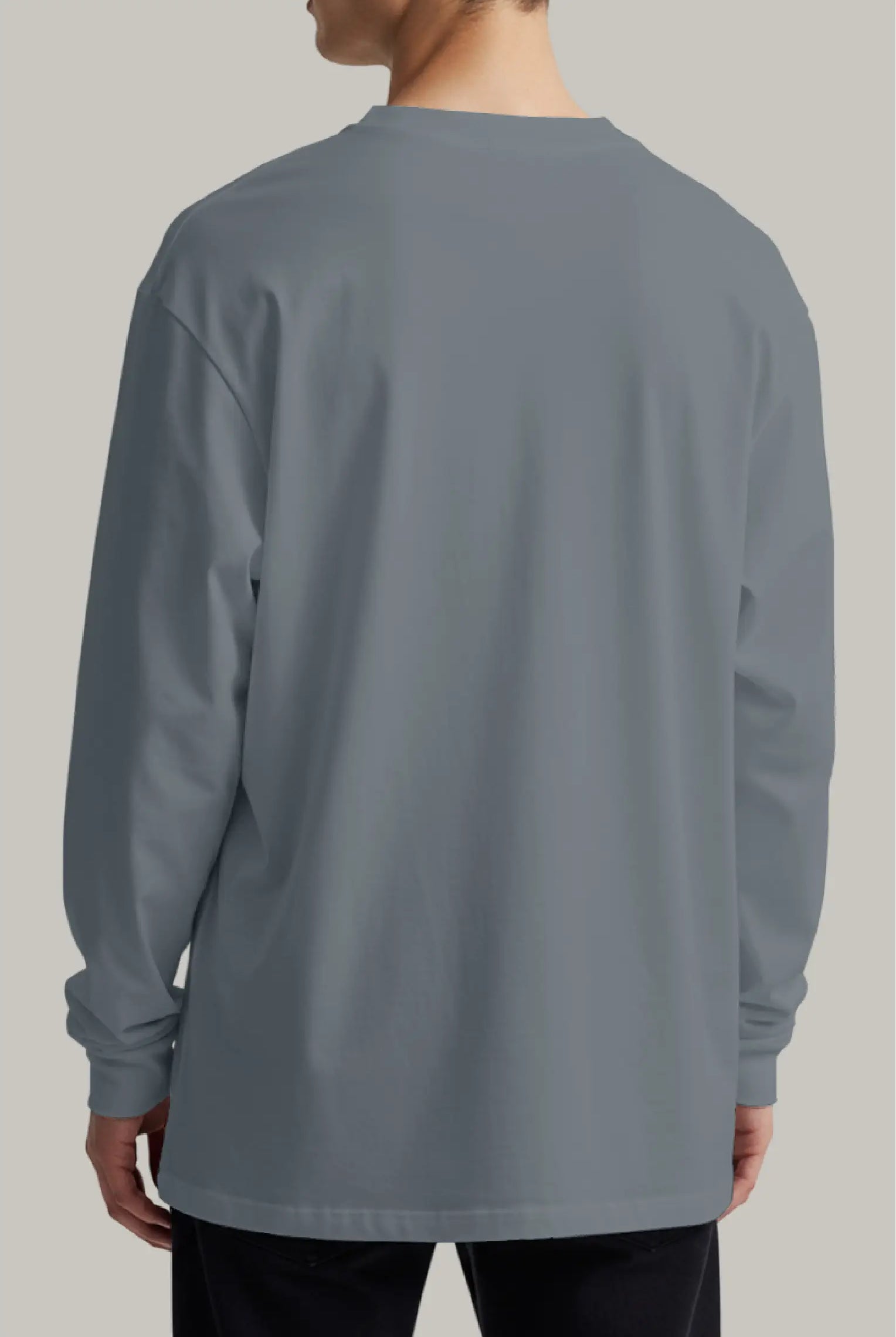 Franela Oversized HeavyWeight Manga Larga Unisex - FashionTex