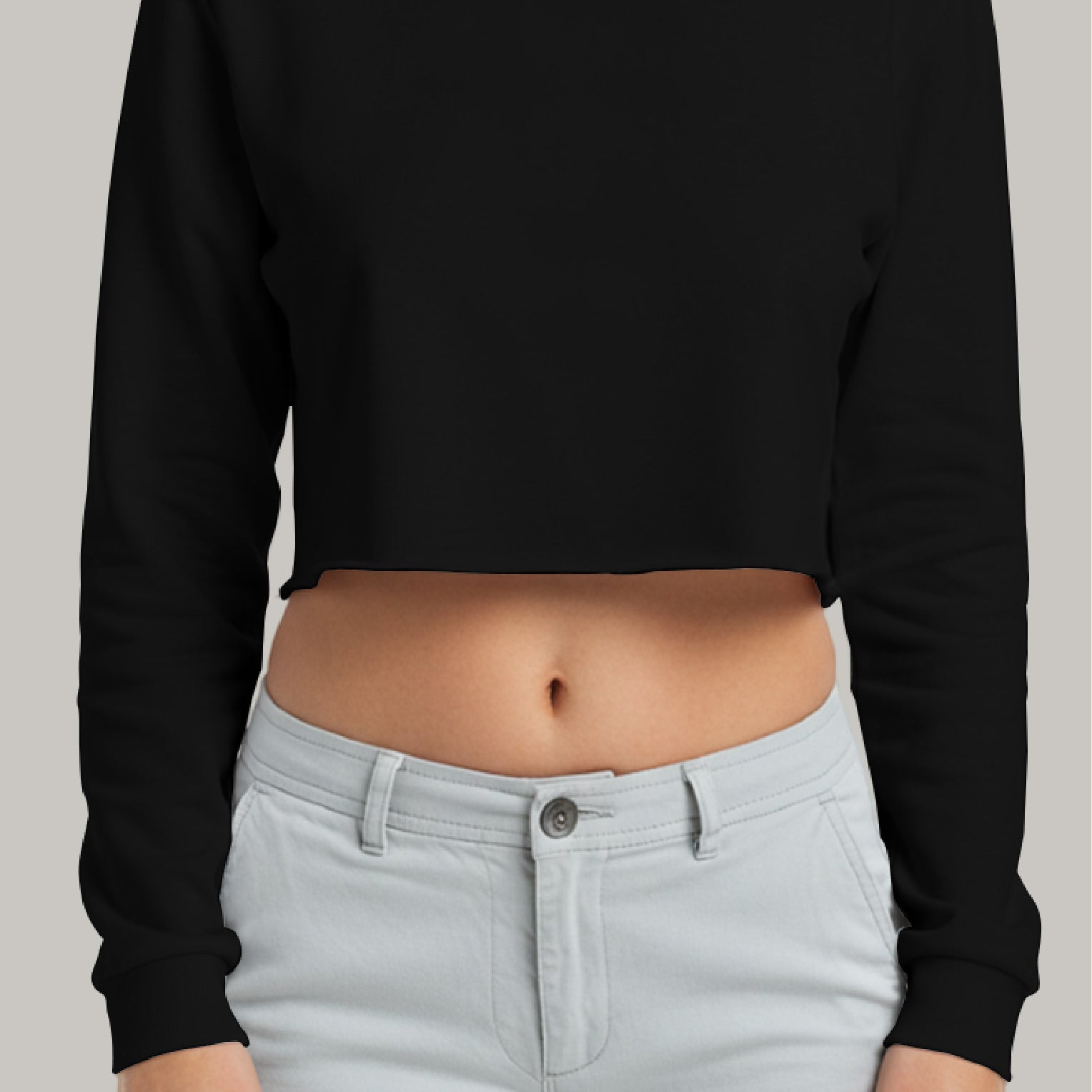 Hoodie Croptop con Capucha - FashionTex