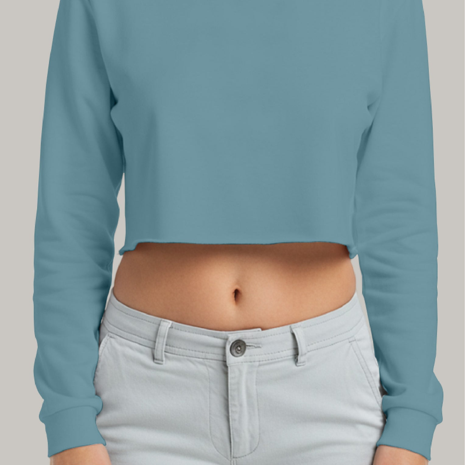 Hoodie Croptop con Capucha - FashionTex