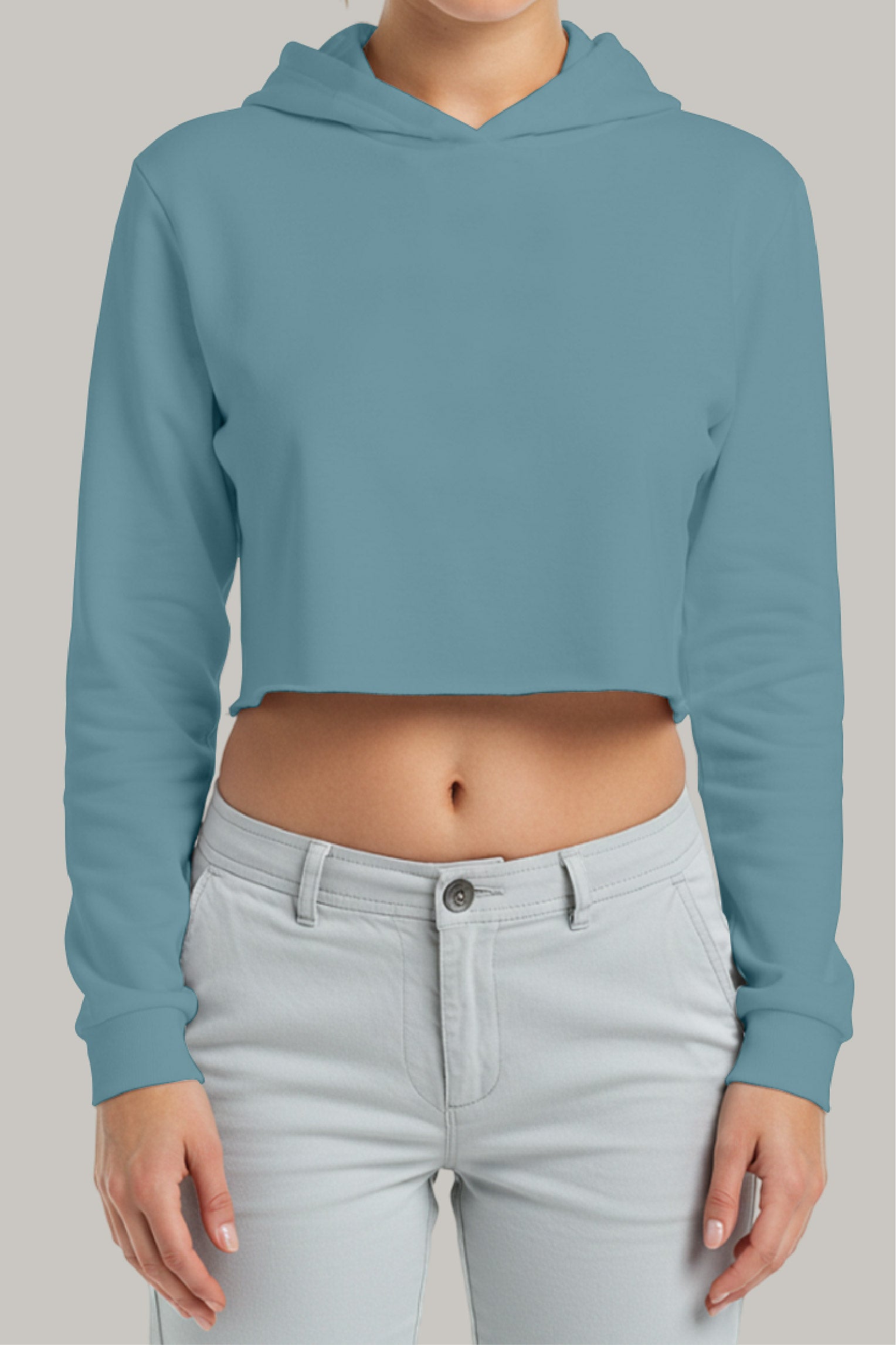 Hoodie Croptop con Capucha - FashionTex