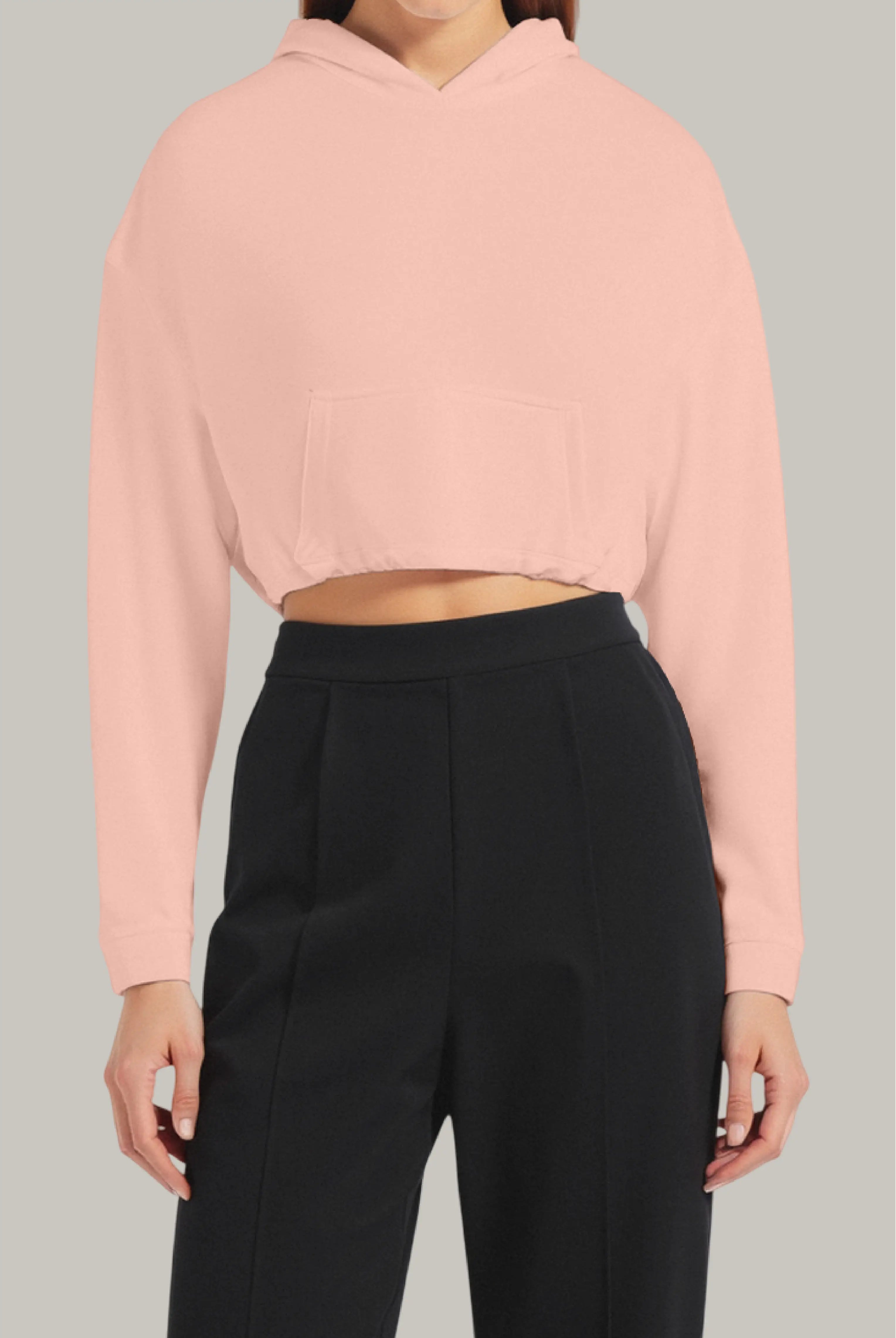 Hoodie Croptop Ajustable - FashionTex