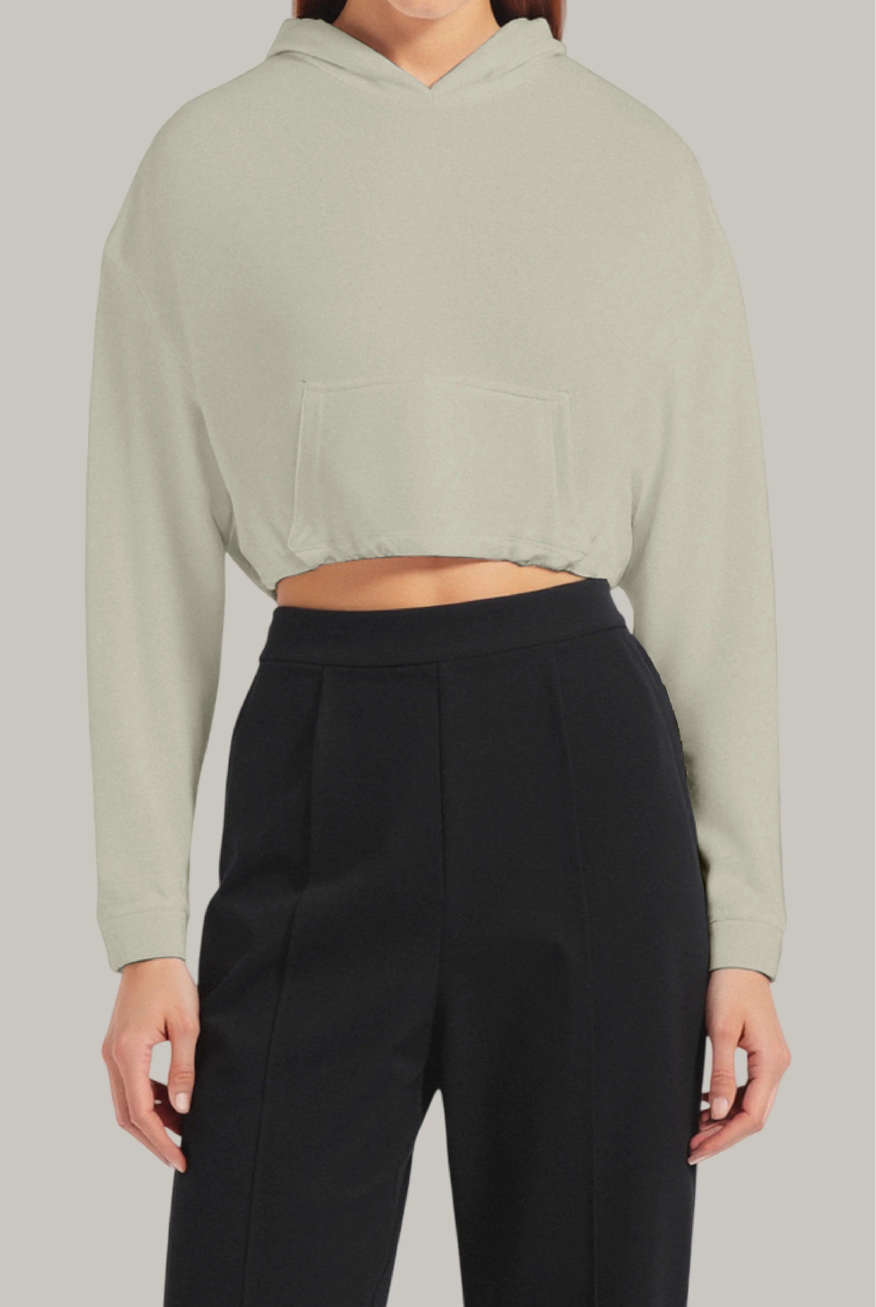 Hoodie Croptop Ajustable - FashionTex