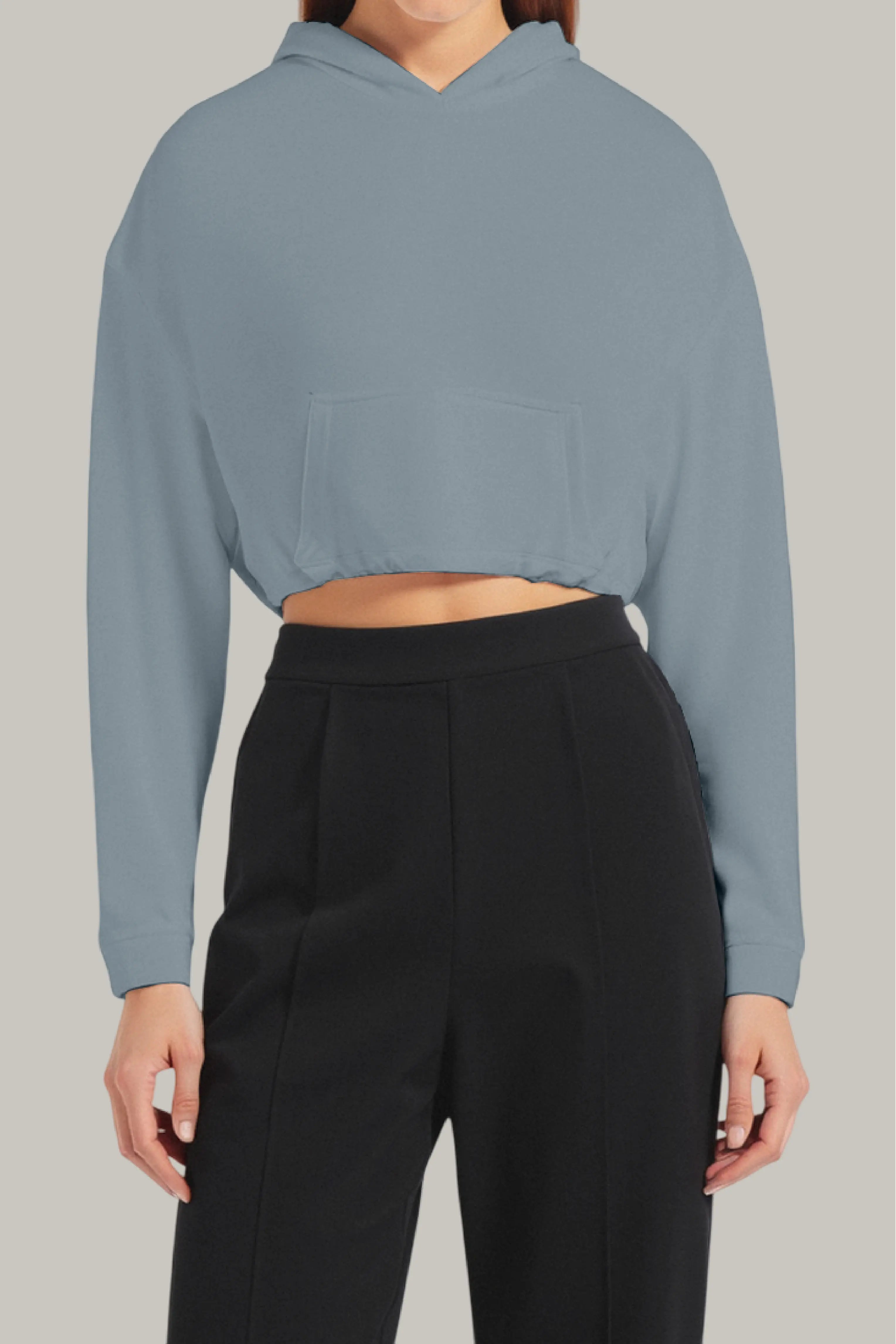 Hoodie Croptop Ajustable - FashionTex