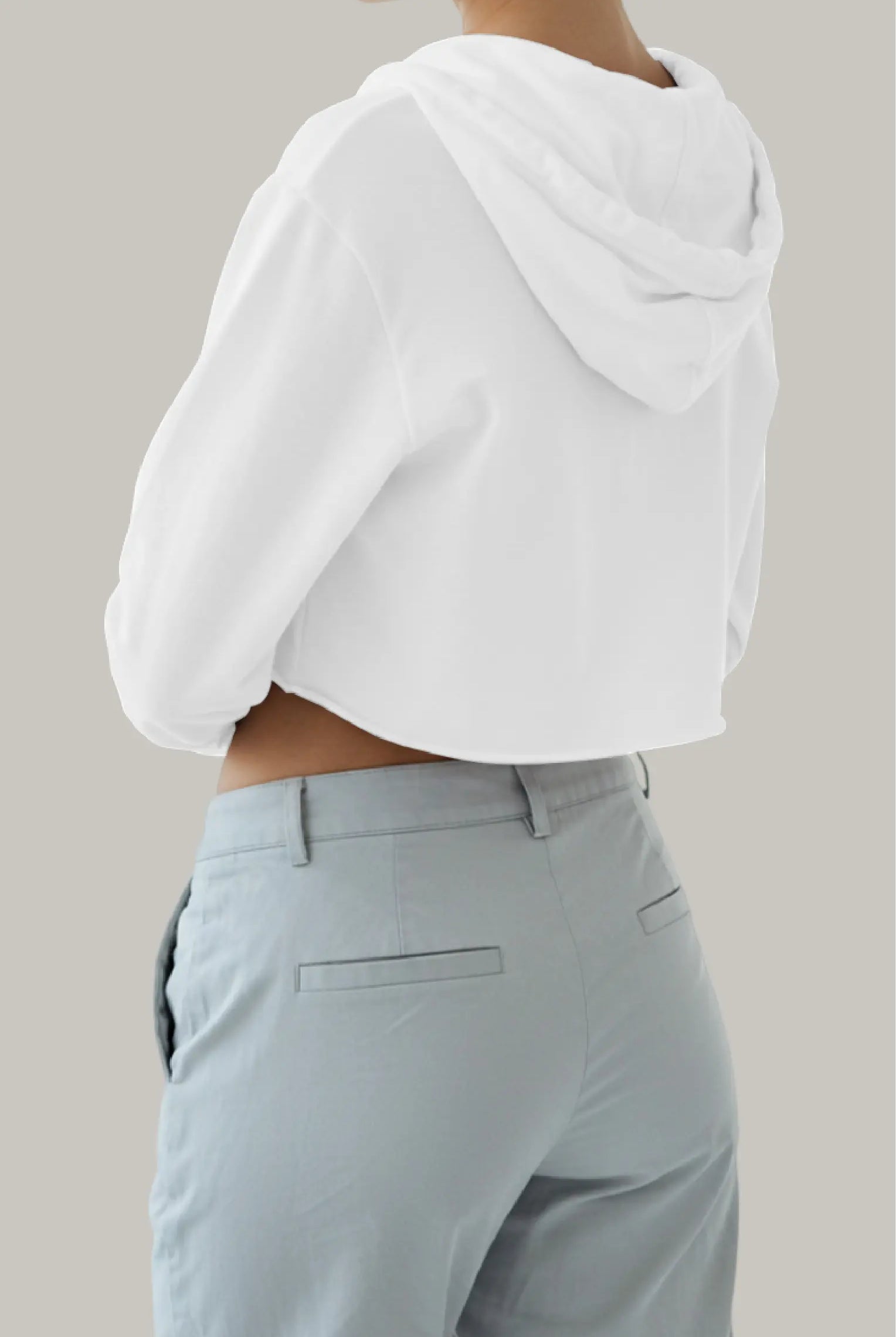 Hoodie Croptop con Capucha - FashionTex