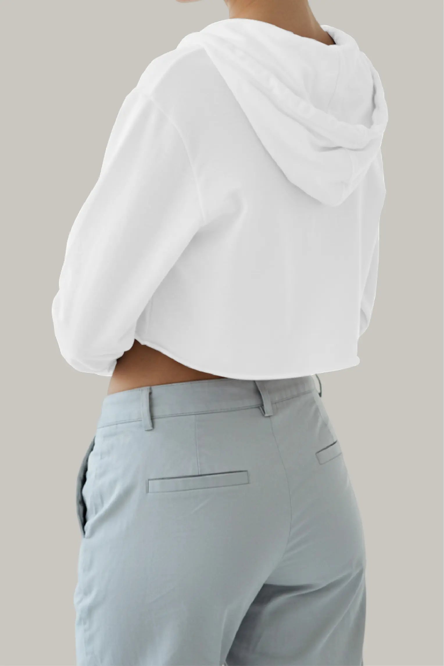 Hoodie Croptop con Capucha - FashionTex