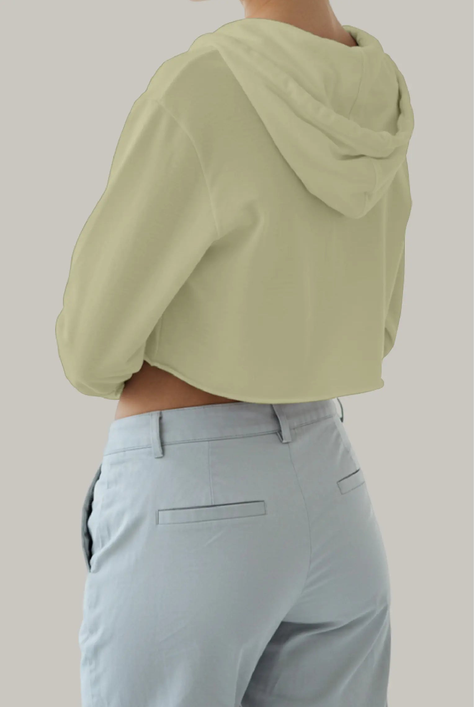 Hoodie Croptop con Capucha - FashionTex