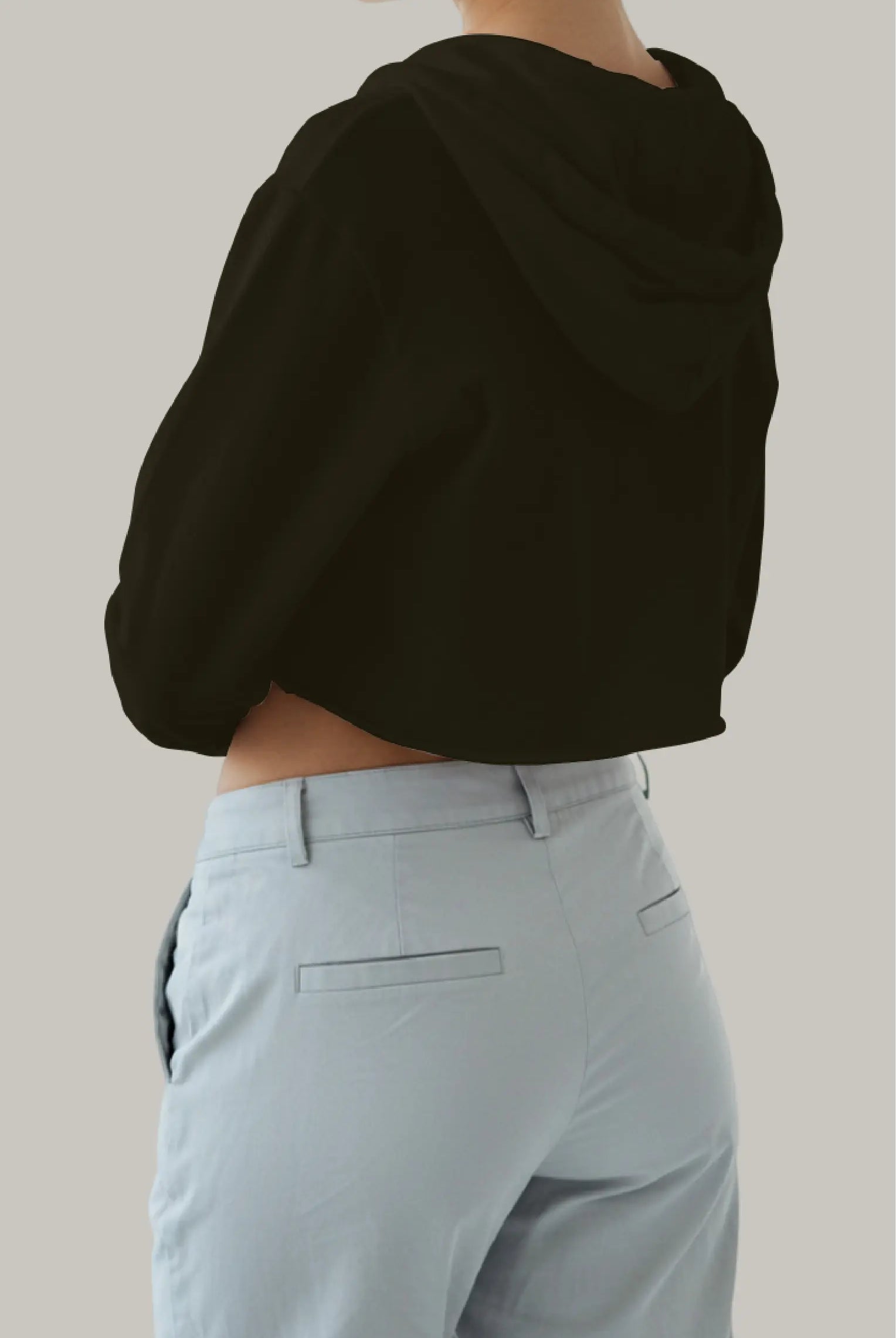 Hoodie Croptop con Capucha - FashionTex