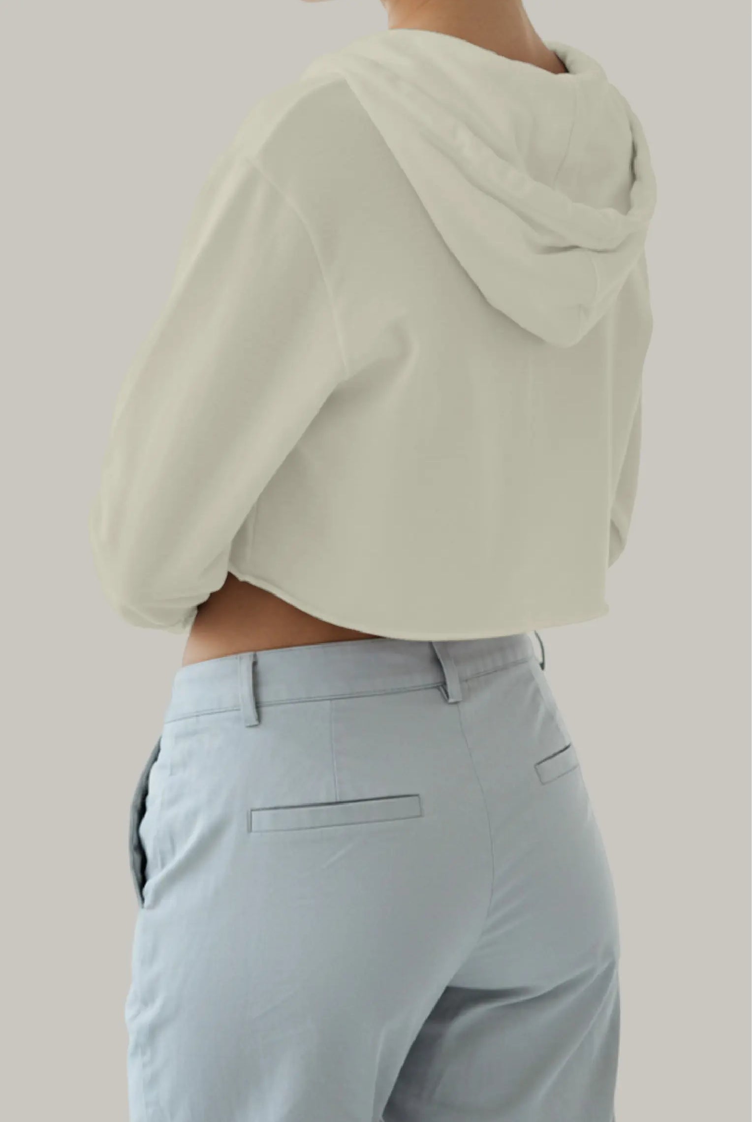 Hoodie Croptop con Capucha - FashionTex