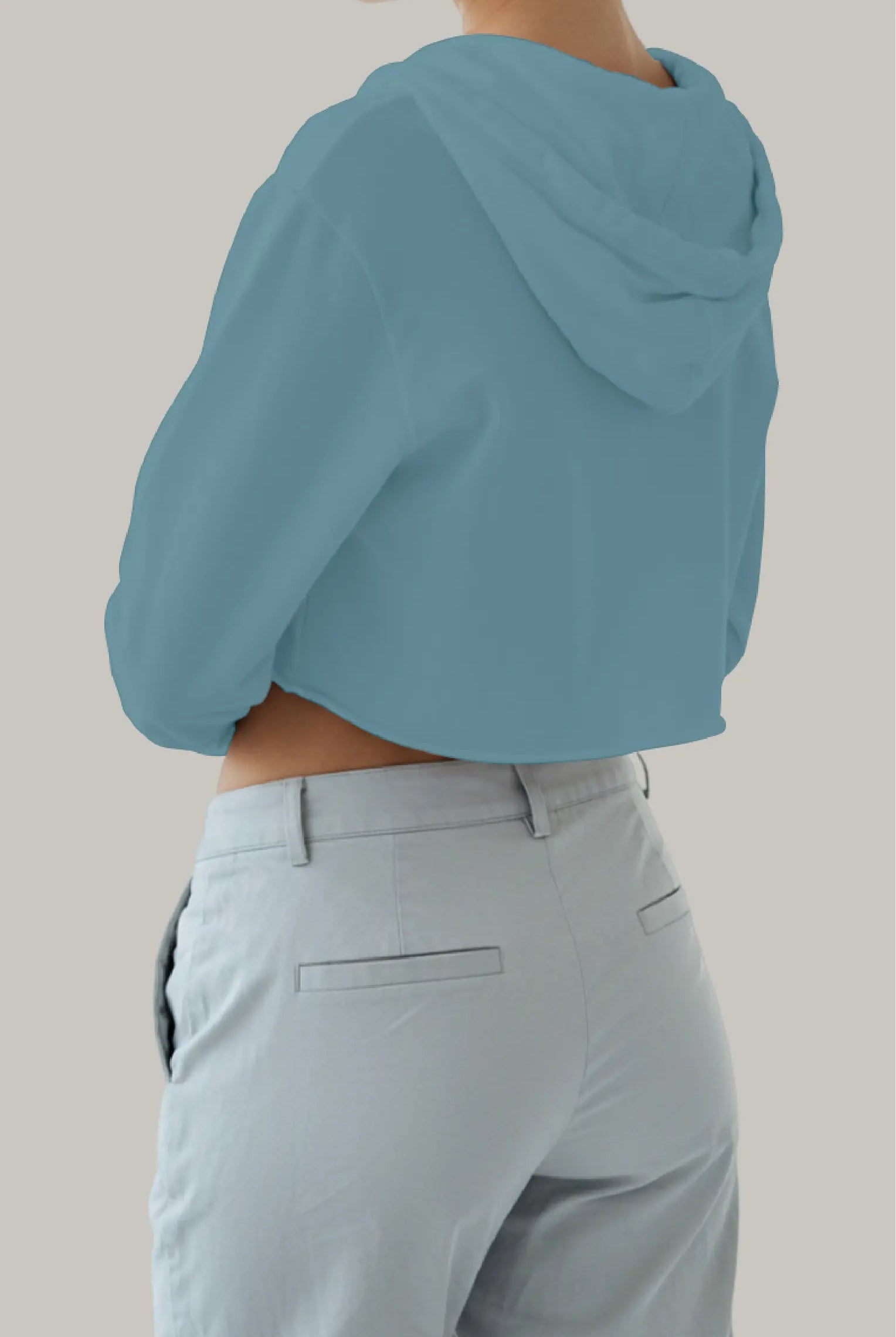 Hoodie Croptop con Capucha - FashionTex