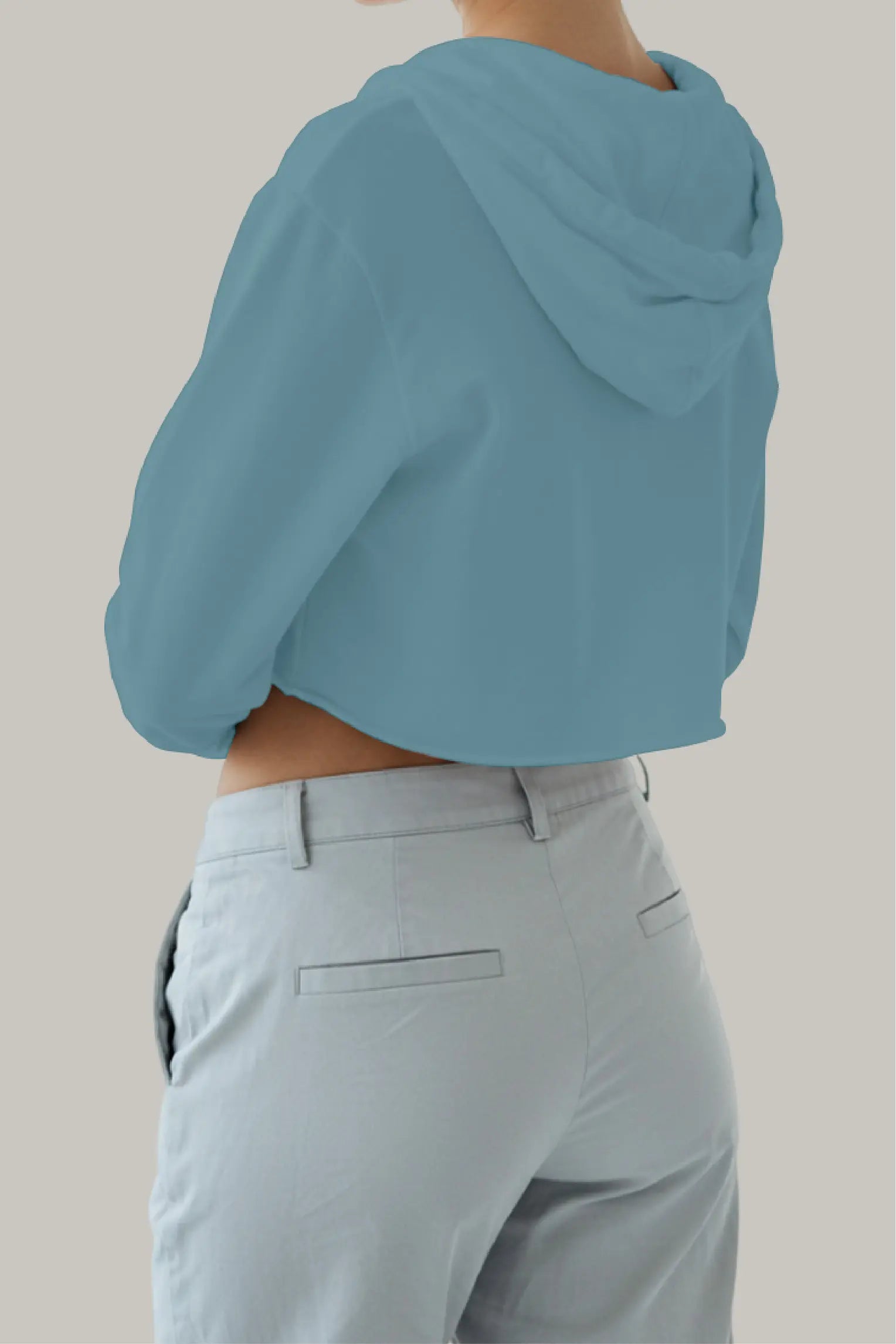 Hoodie Croptop con Capucha - FashionTex