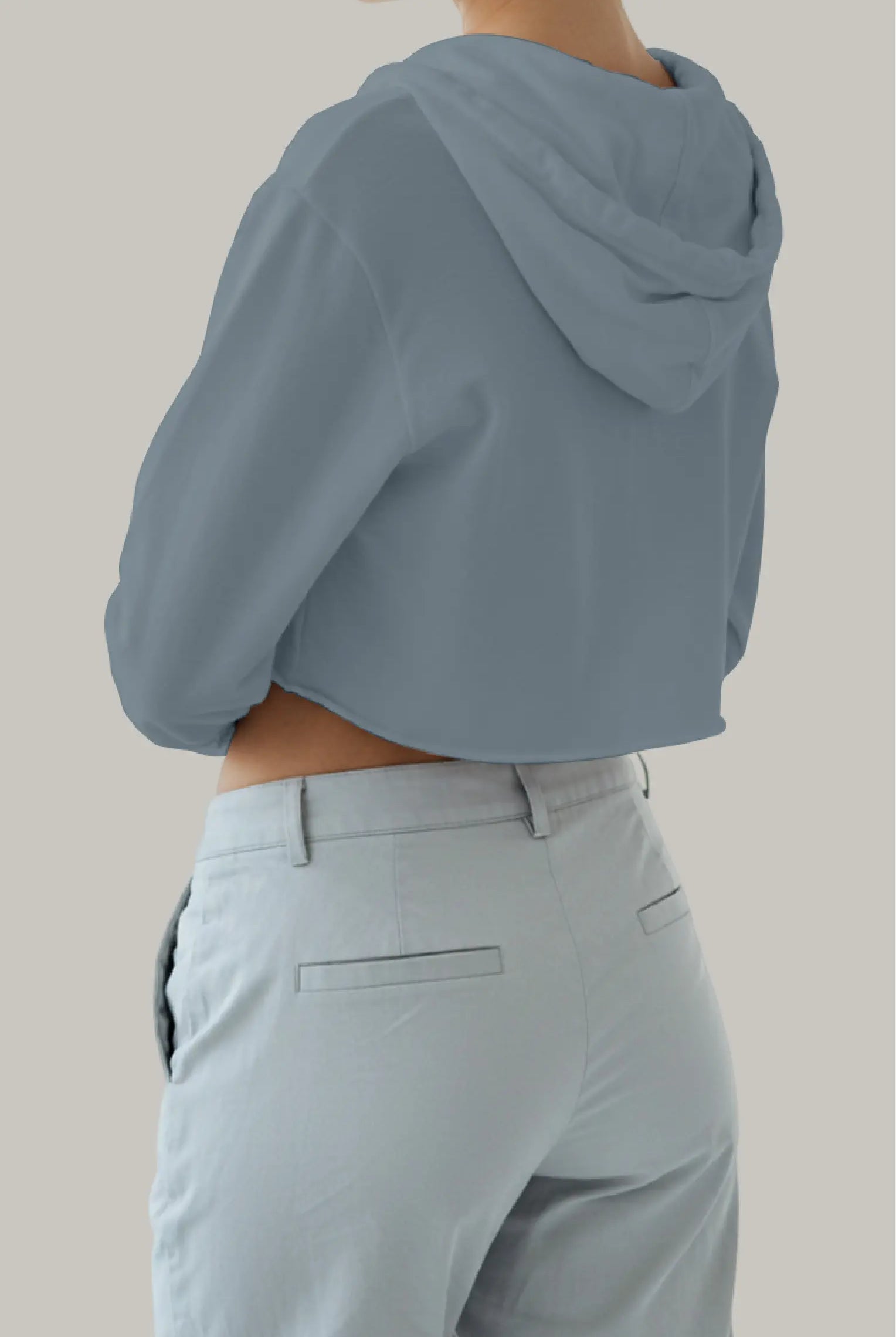 Hoodie Croptop con Capucha - FashionTex