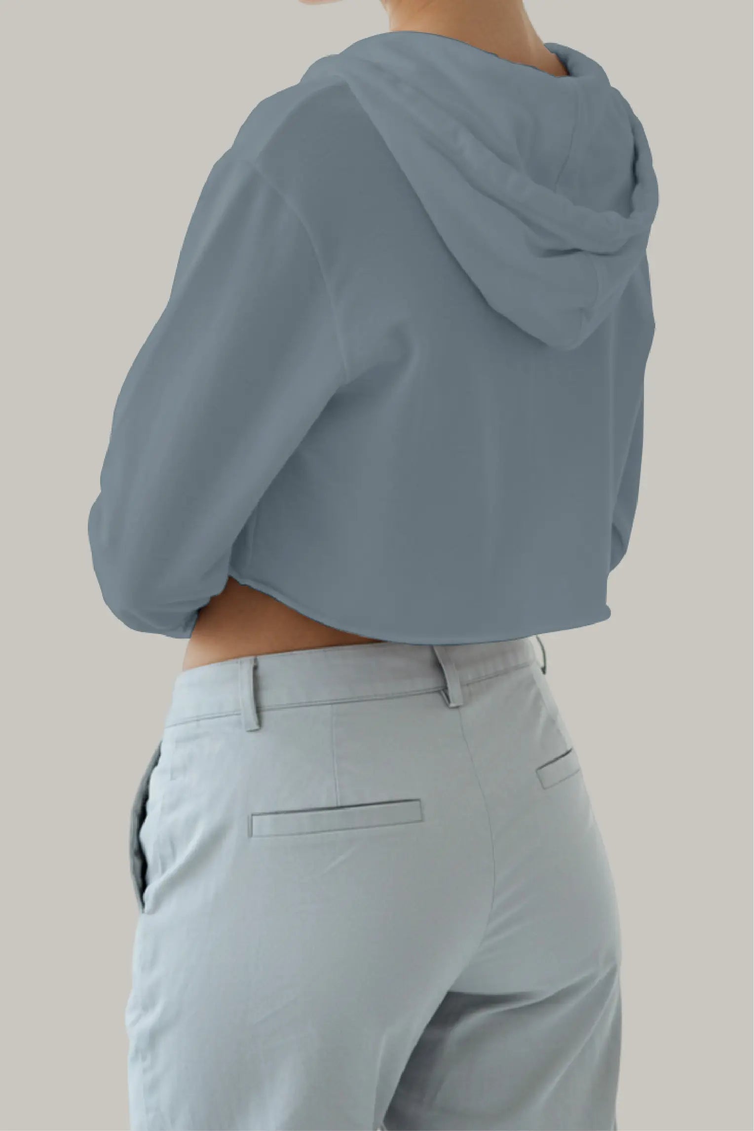 Hoodie Croptop con Capucha - FashionTex