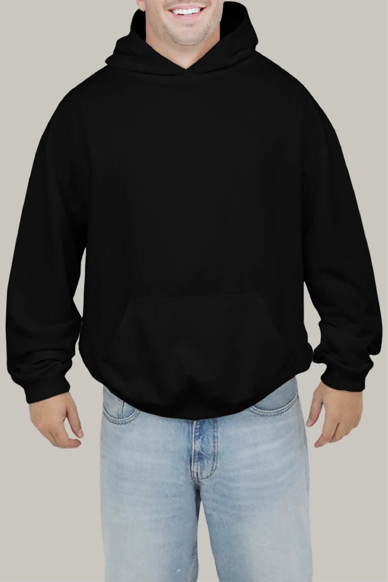 Hoodie Oversized con Capucha Unisex - FashionTex