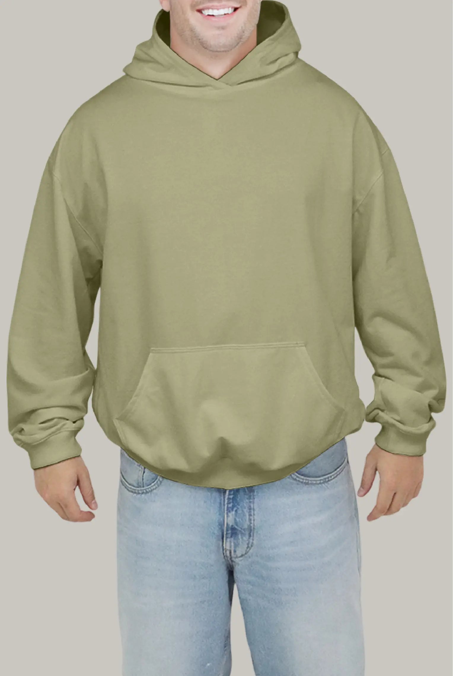 Hoodie Oversized con Capucha Unisex - FashionTex