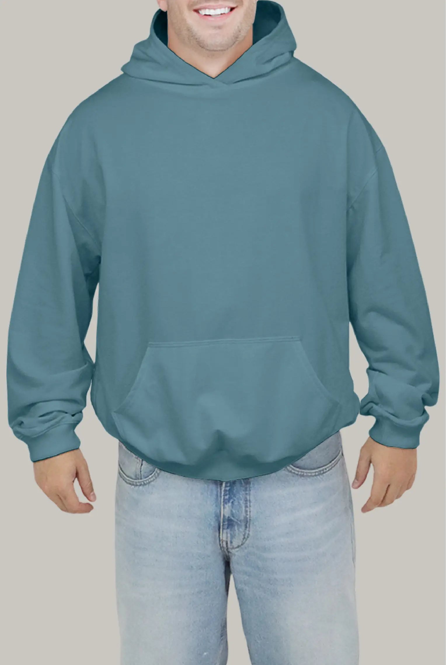 Hoodie Oversized con Capucha Unisex - FashionTex