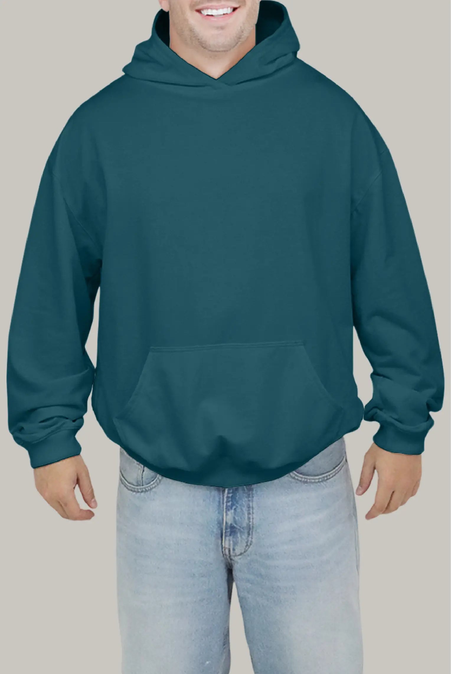 Hoodie Oversized con Capucha Unisex - FashionTex