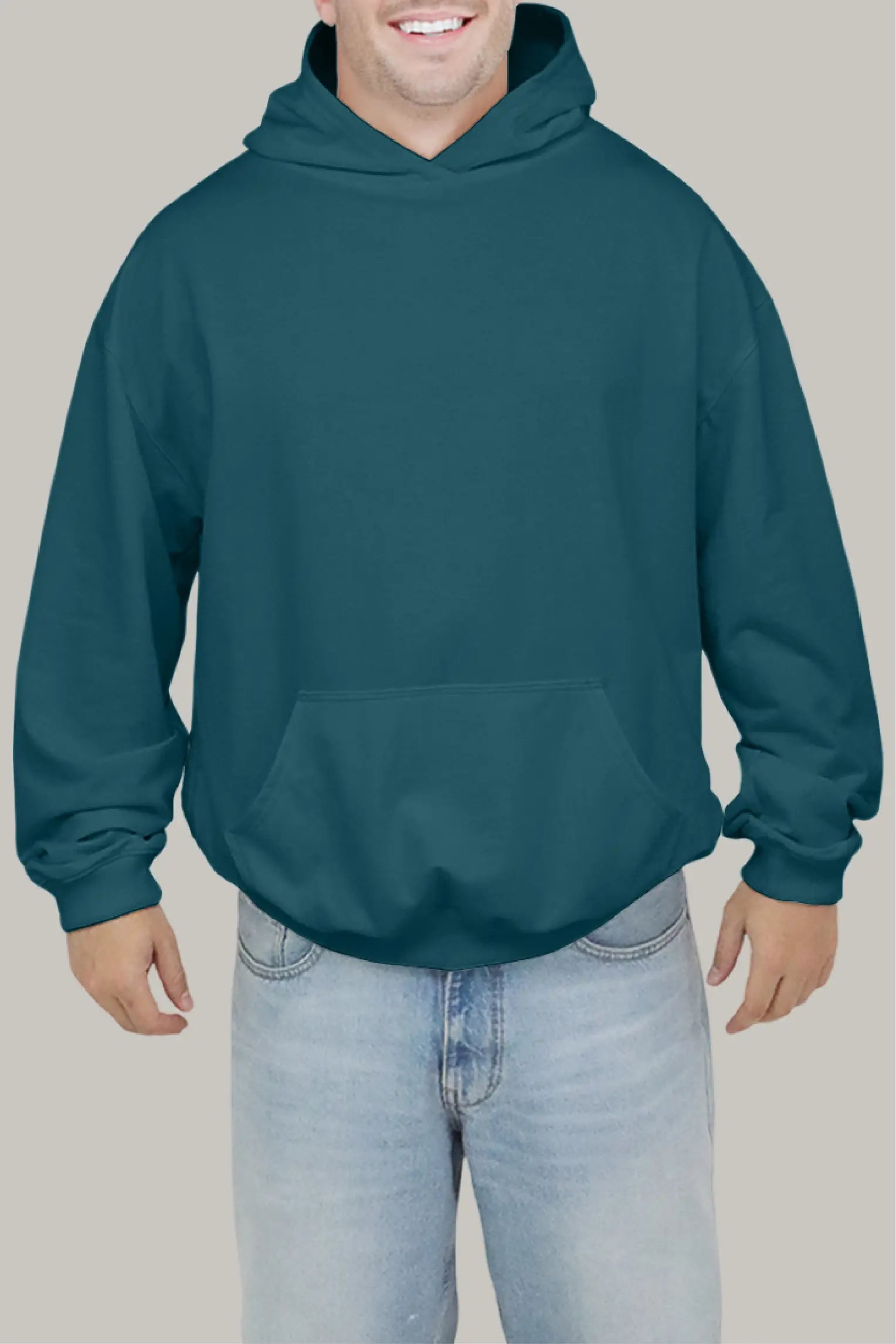 Hoodie Oversized con Capucha Unisex - FashionTex