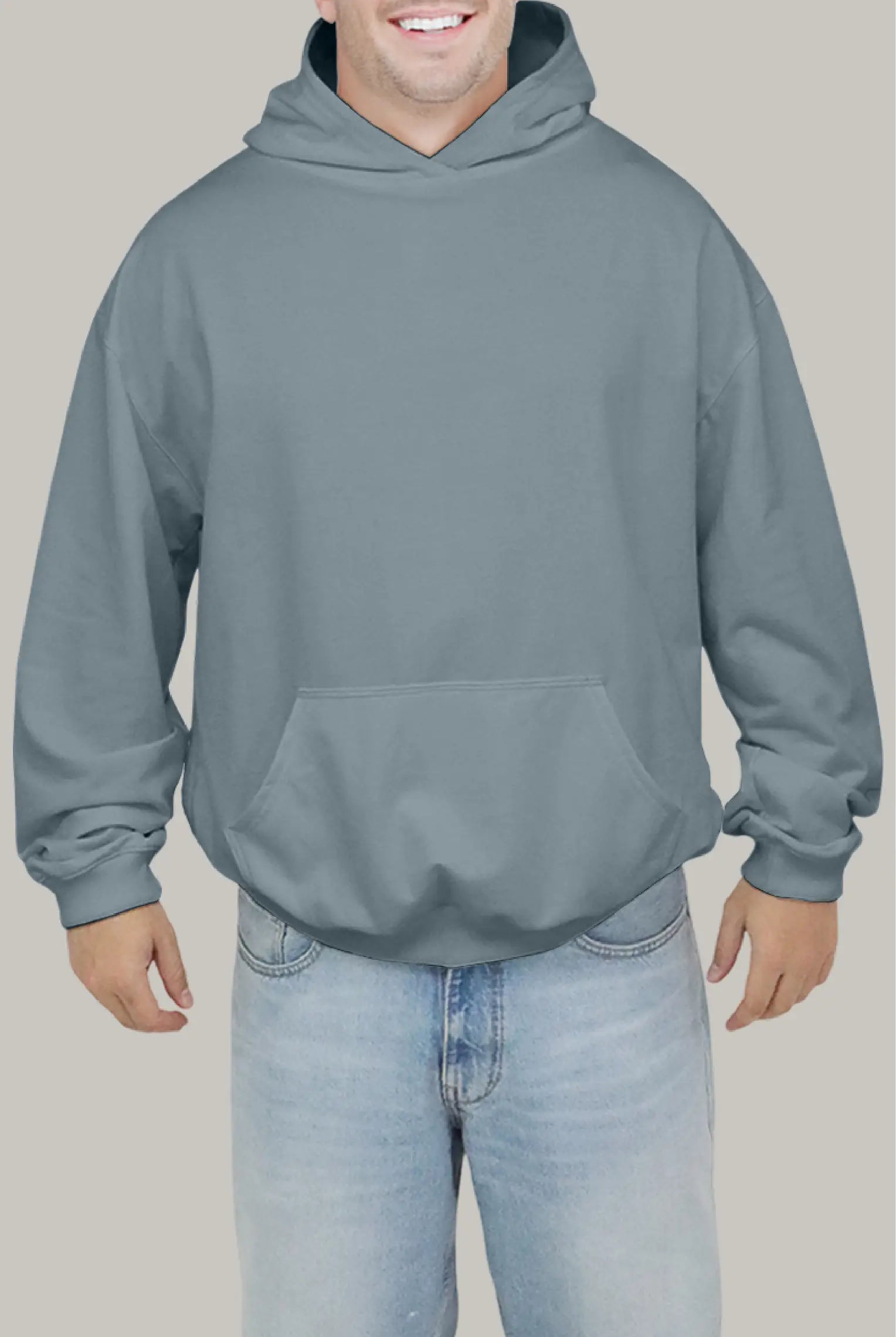 Hoodie Oversized con Capucha Unisex - FashionTex