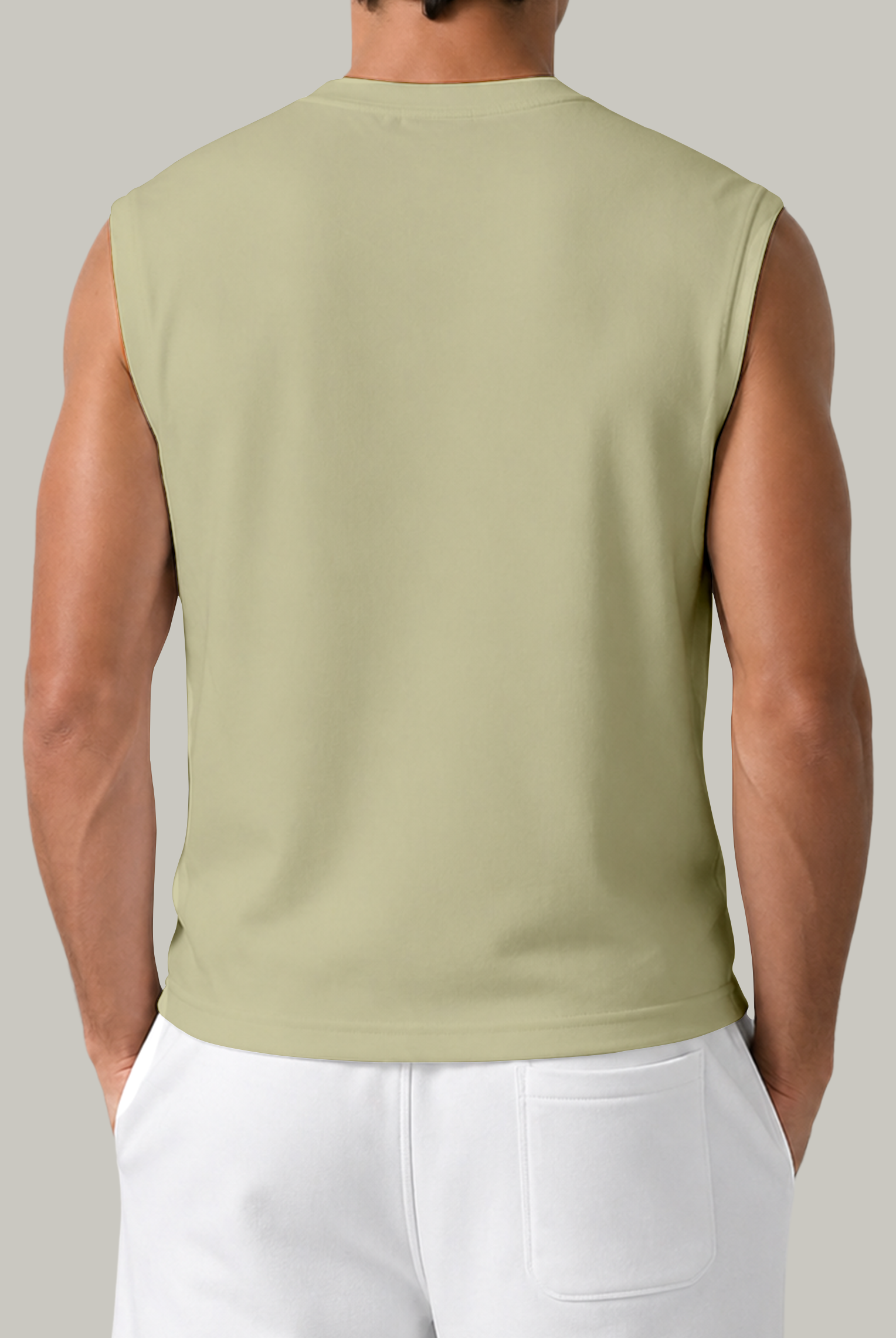 Franela Boxy Fit Sin Manga Hombre - FashionTex