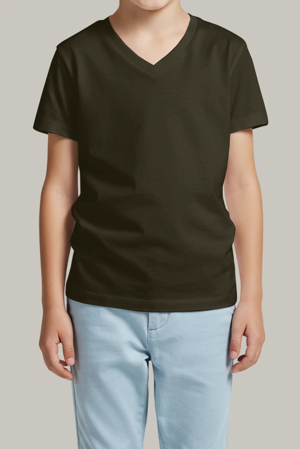 Franela Regular Kids Cuello en V - FashionTex