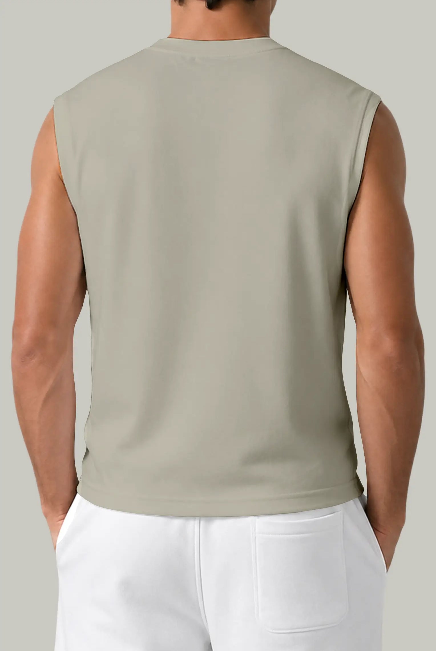 Franela Boxy Fit Sin Manga Hombre - FashionTex