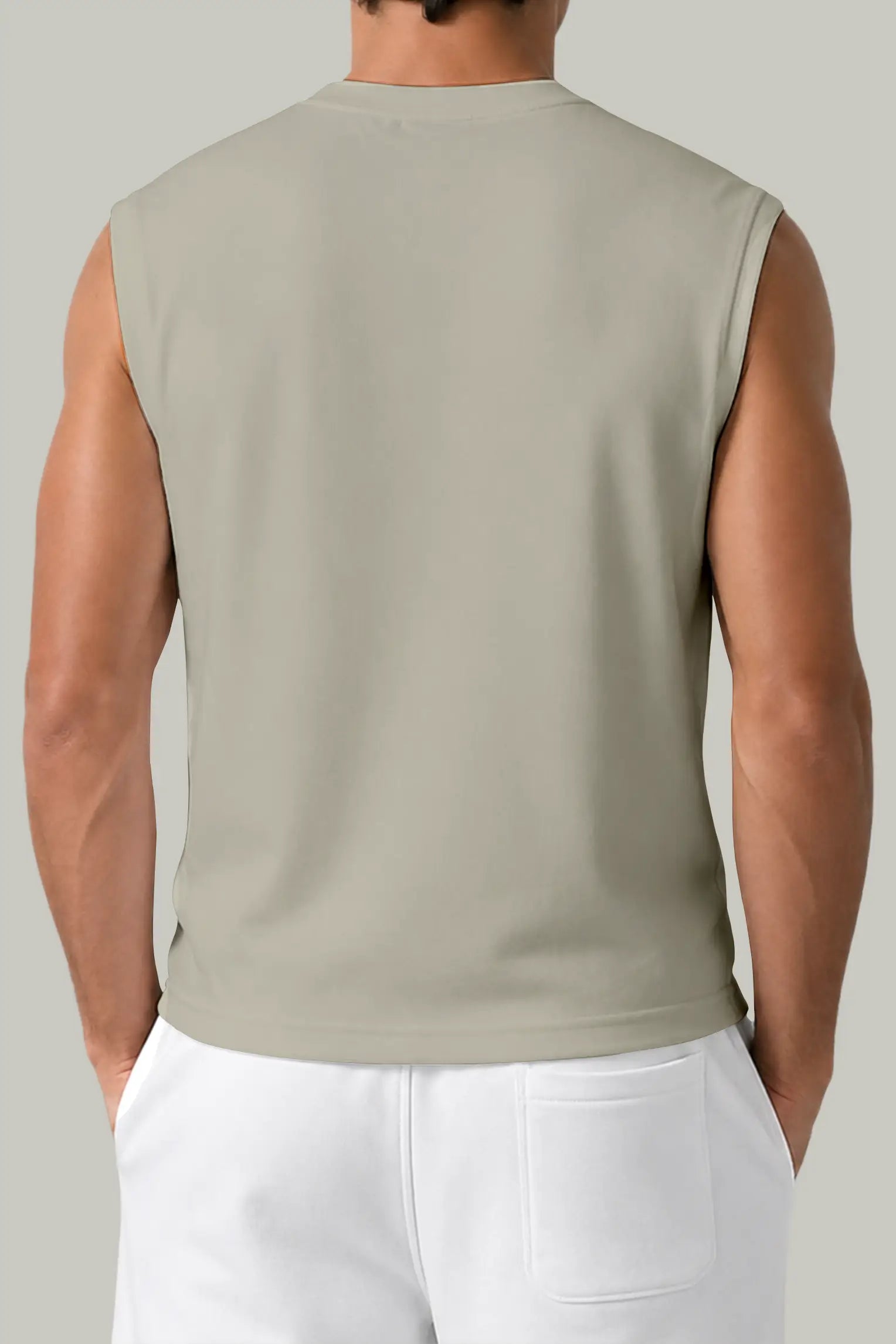 Franela Boxy Fit Sin Manga Hombre - FashionTex