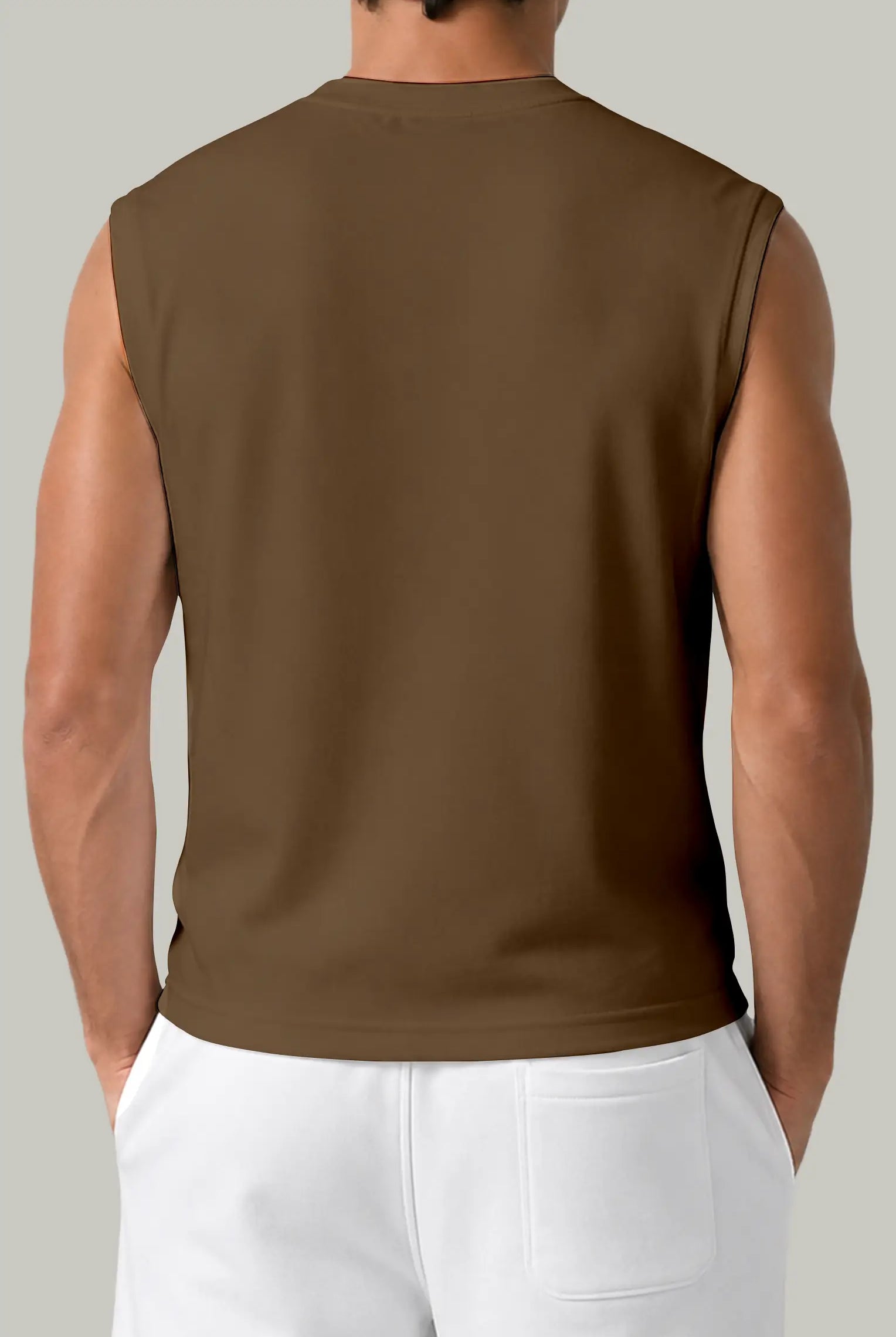 Franela Boxy Fit Sin Manga Hombre - FashionTex