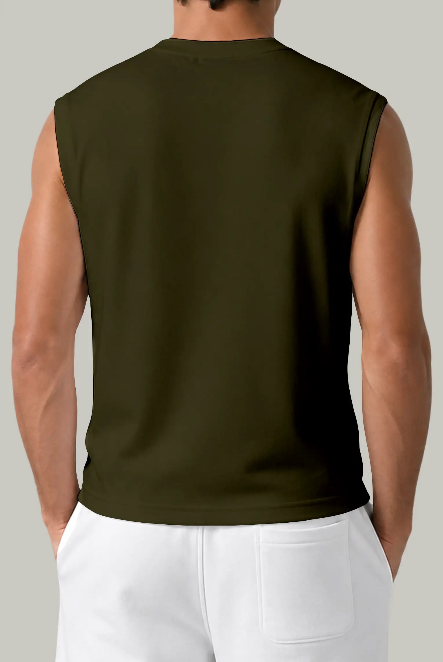 Franela Boxy Fit Sin Manga Hombre - FashionTex