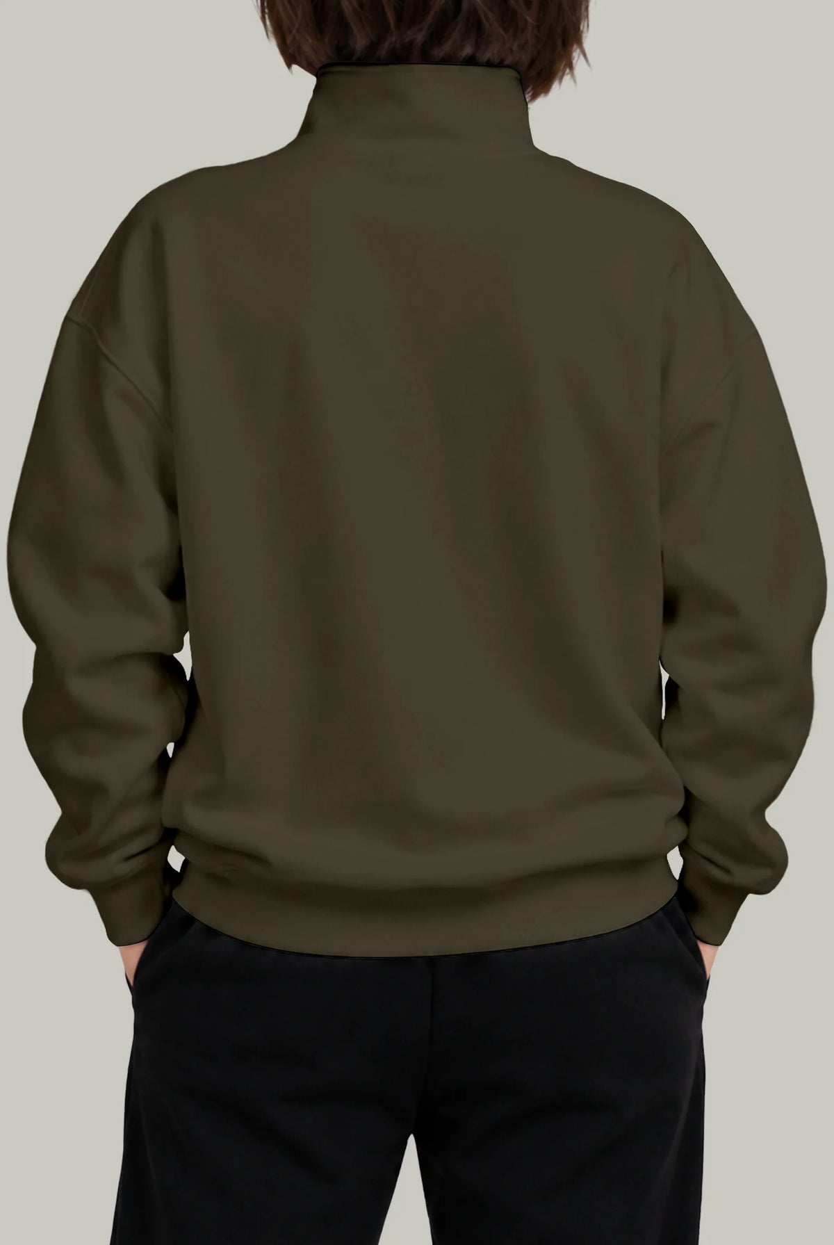 Hoodie Half Zip Unisex - FashionTex