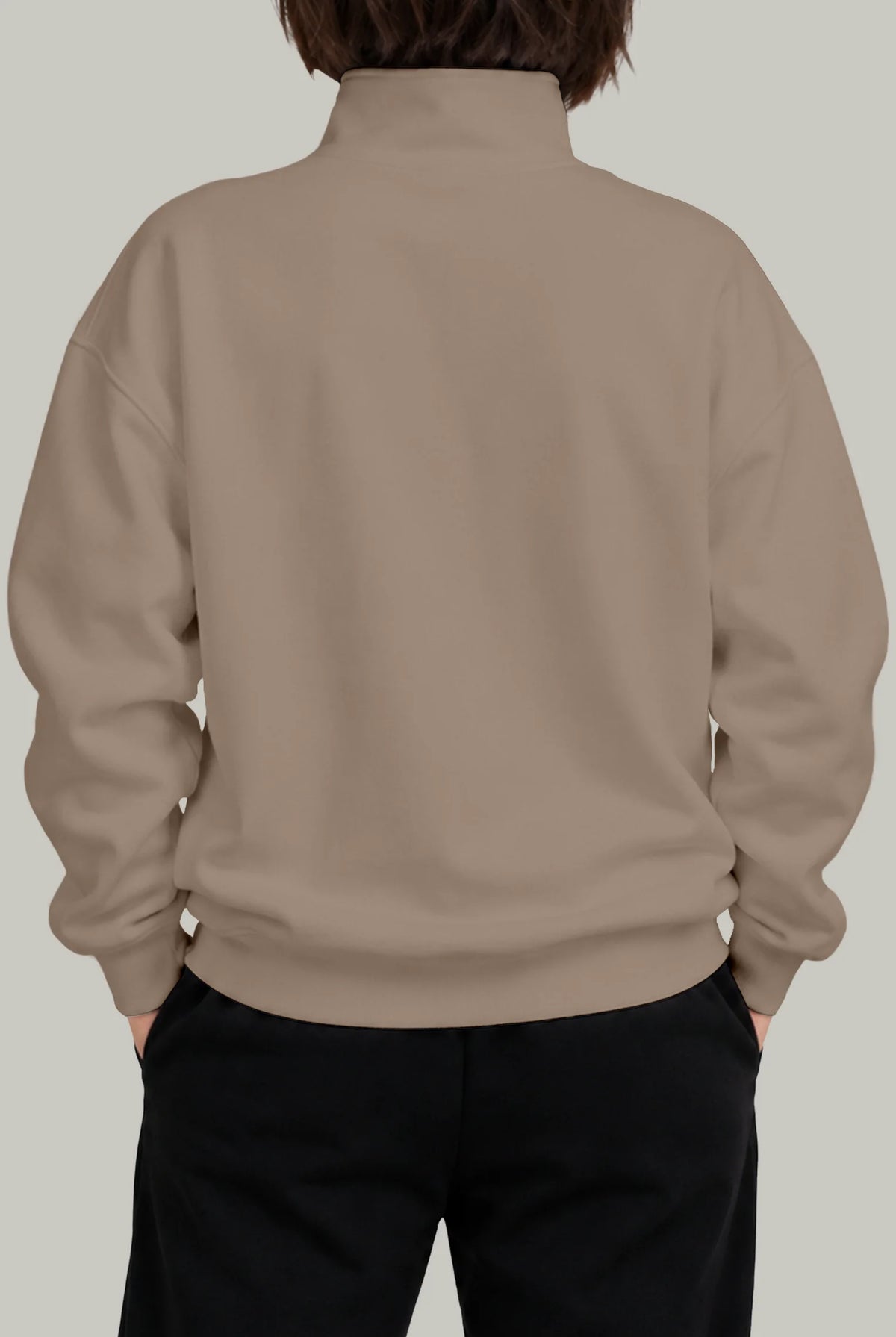 Hoodie Half Zip Unisex - FashionTex