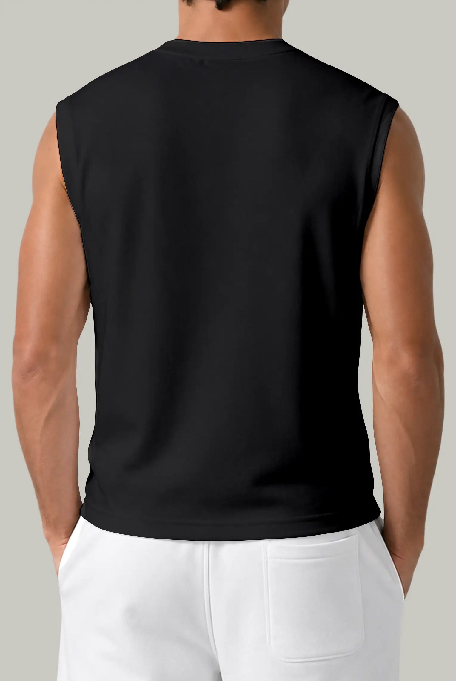 Franela Boxy Fit Sin Manga Hombre - FashionTex