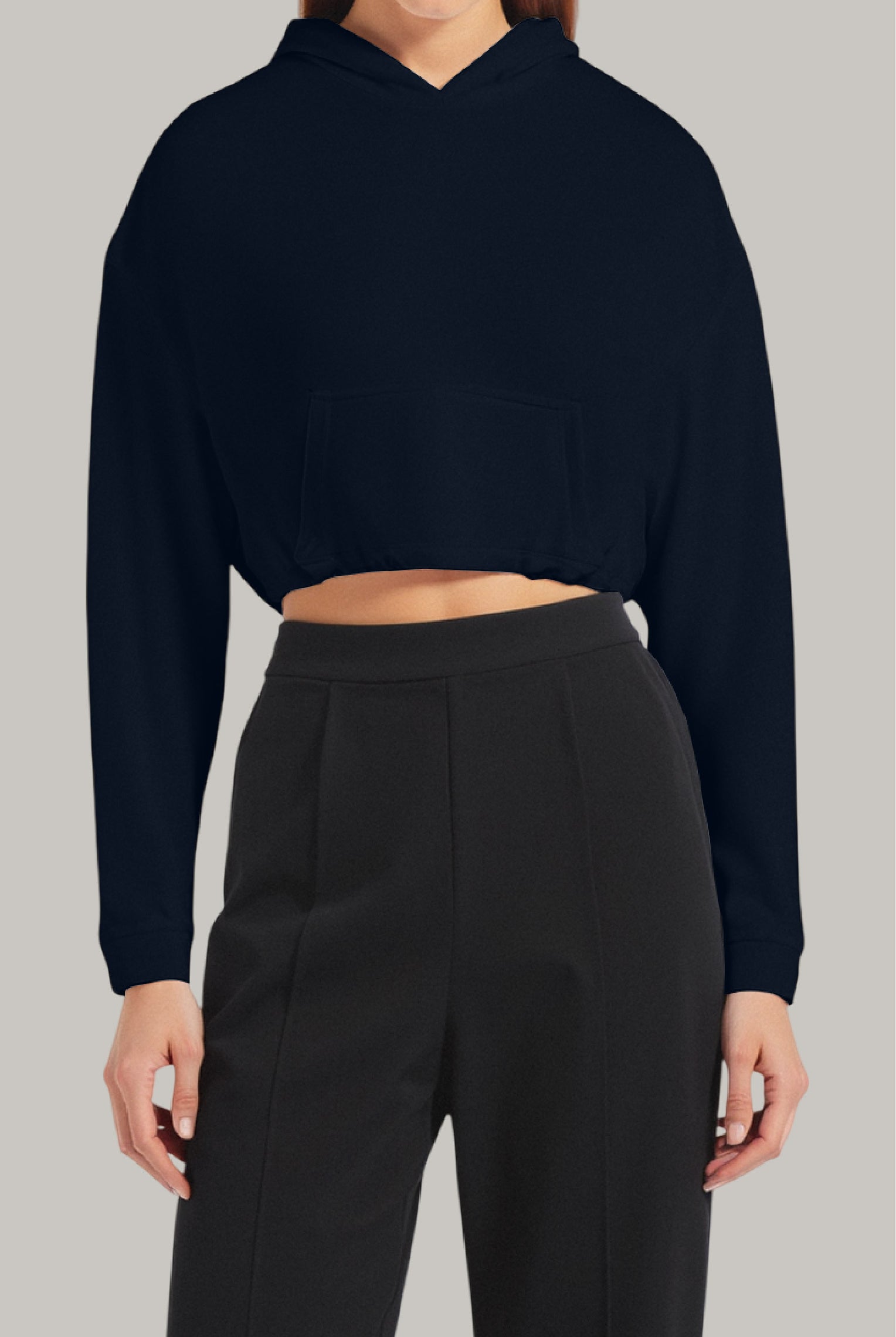 Hoodie Croptop Ajustable - FashionTex