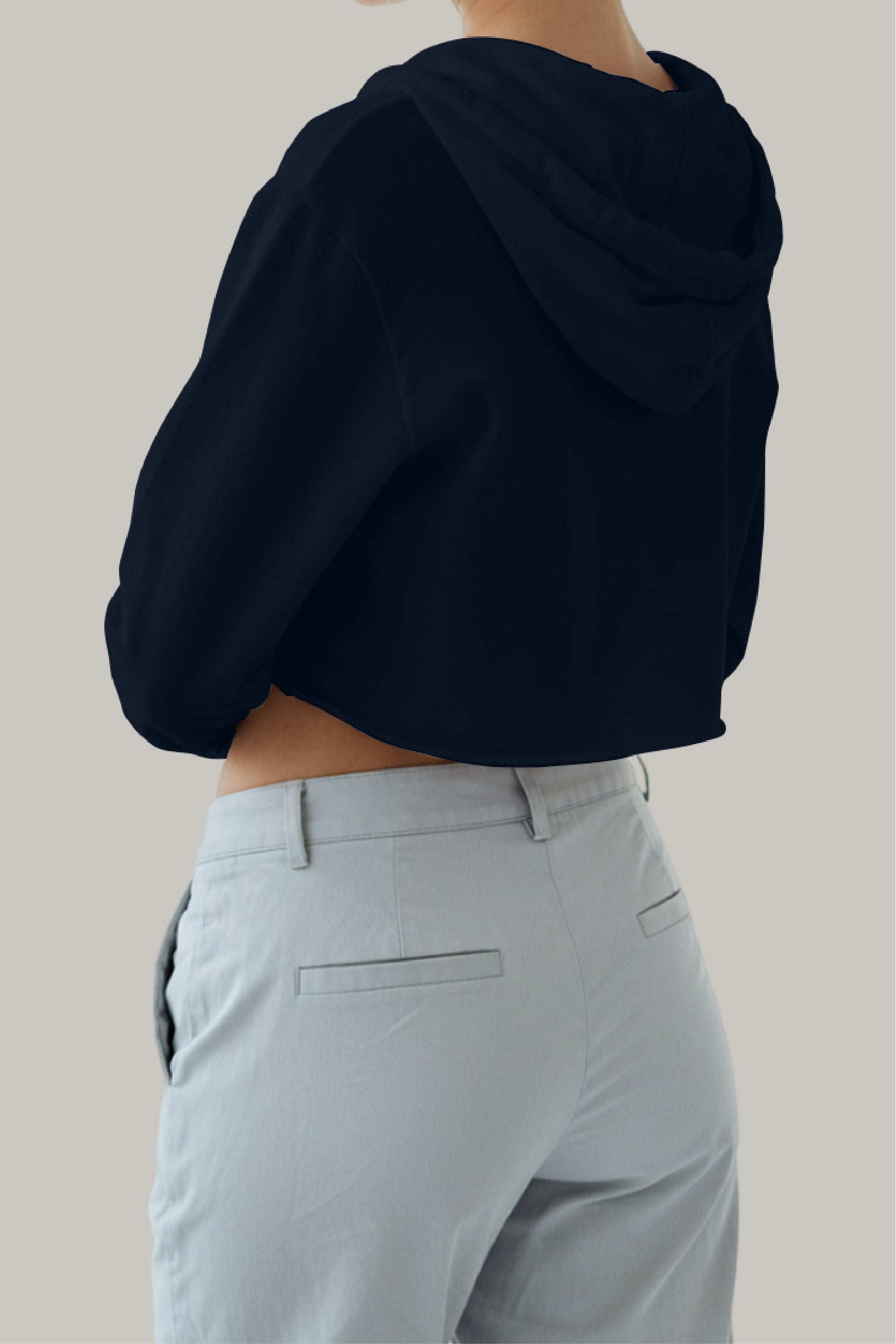 Hoodie Croptop con Capucha - FashionTex