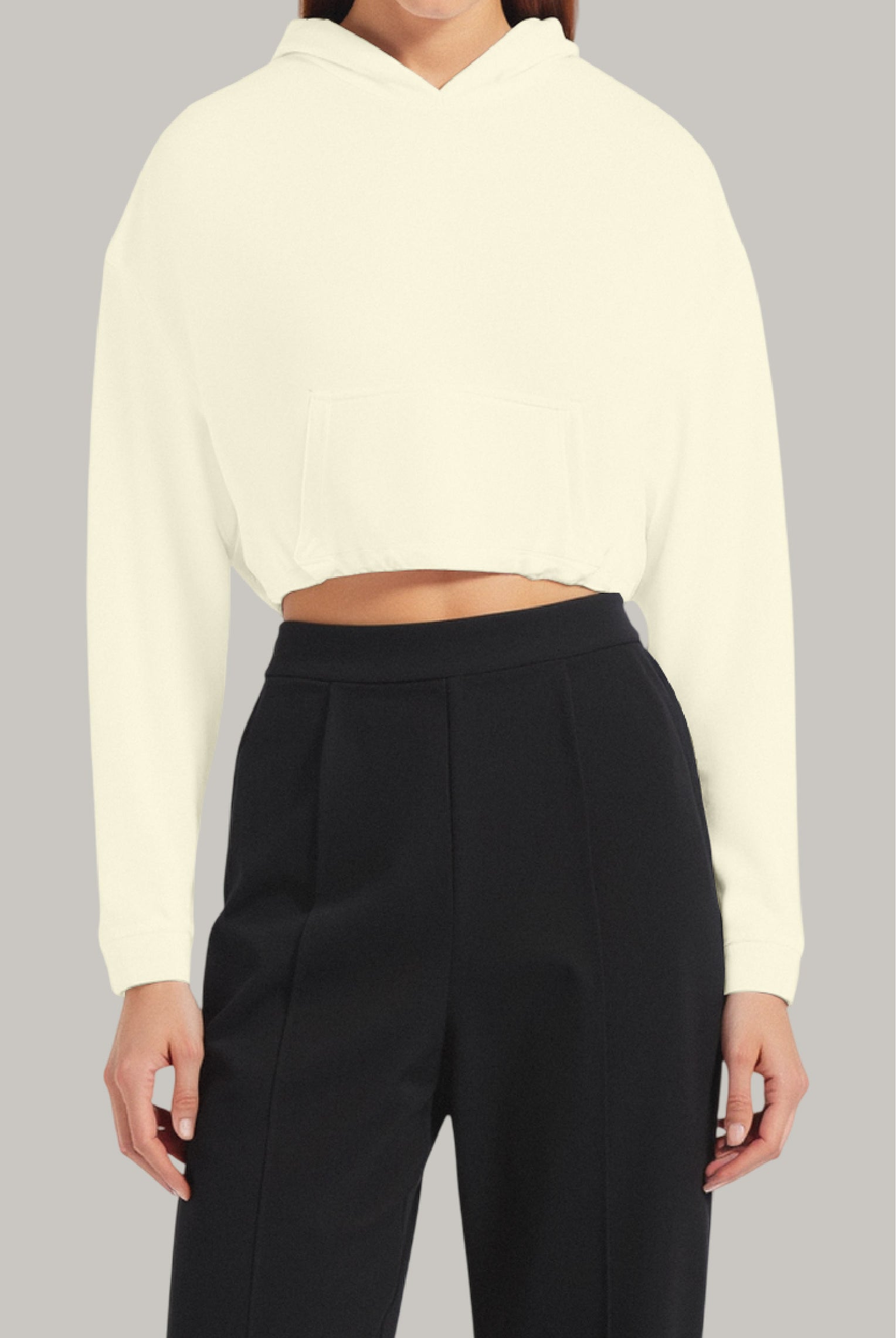 Hoodie Croptop Ajustable - FashionTex