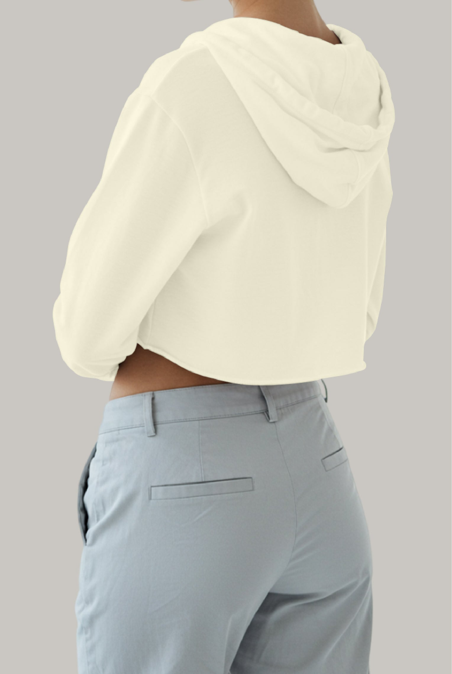 Hoodie Croptop con Capucha - FashionTex