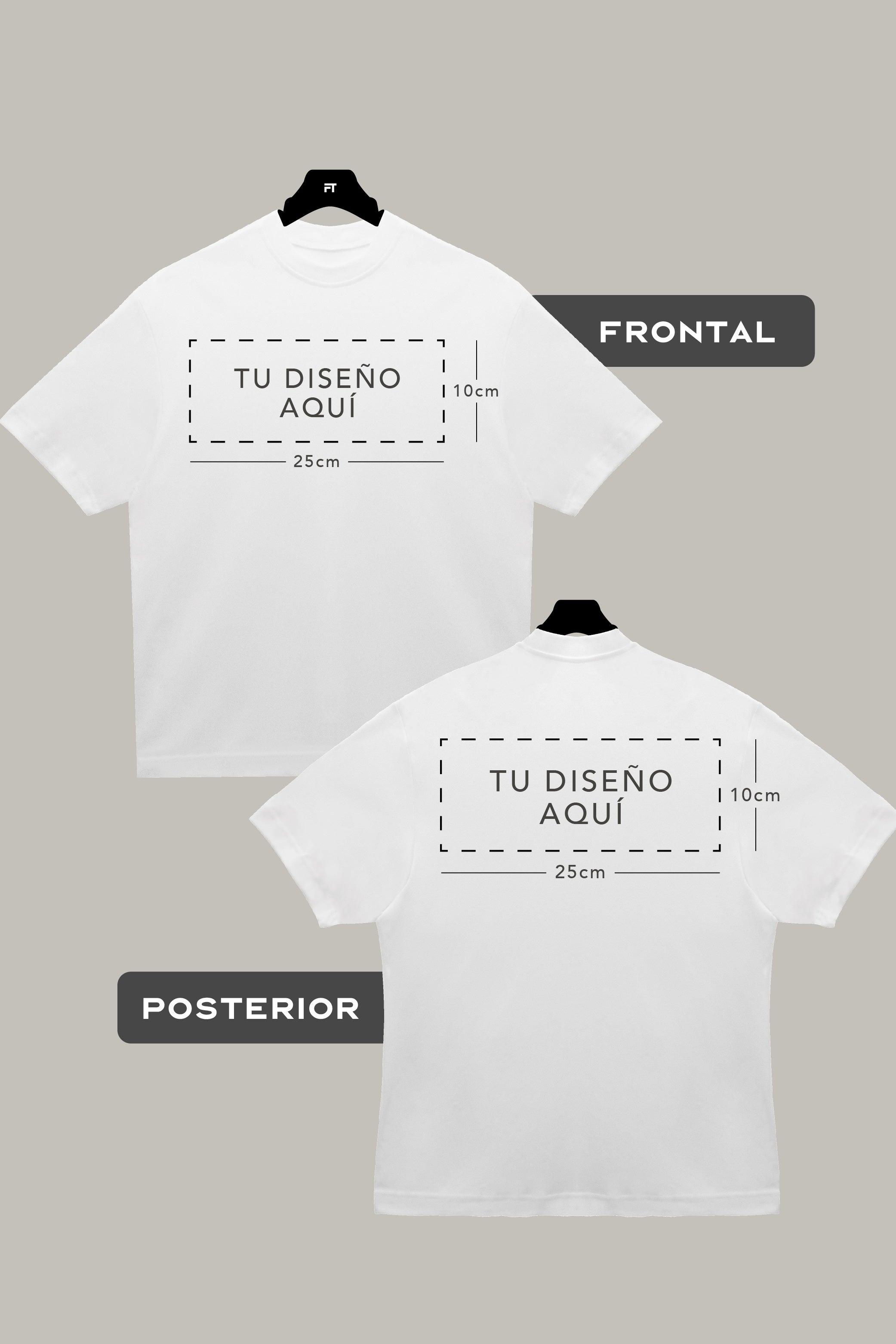 Oversized HeavyWeight (Ambas Caras) Logo-Logo - FashionTex