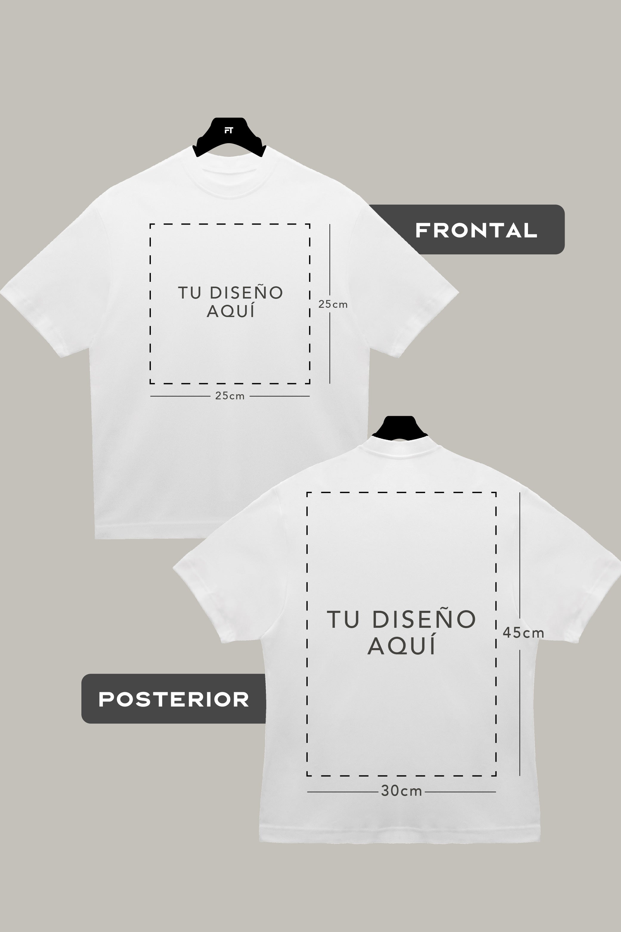 Oversized HeavyWeight (Ambas Caras) Cuadrado-Completo - FashionTex