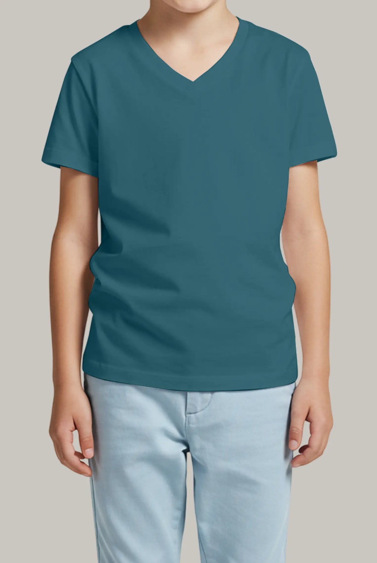 Franela Regular Kids Cuello en V - FashionTex