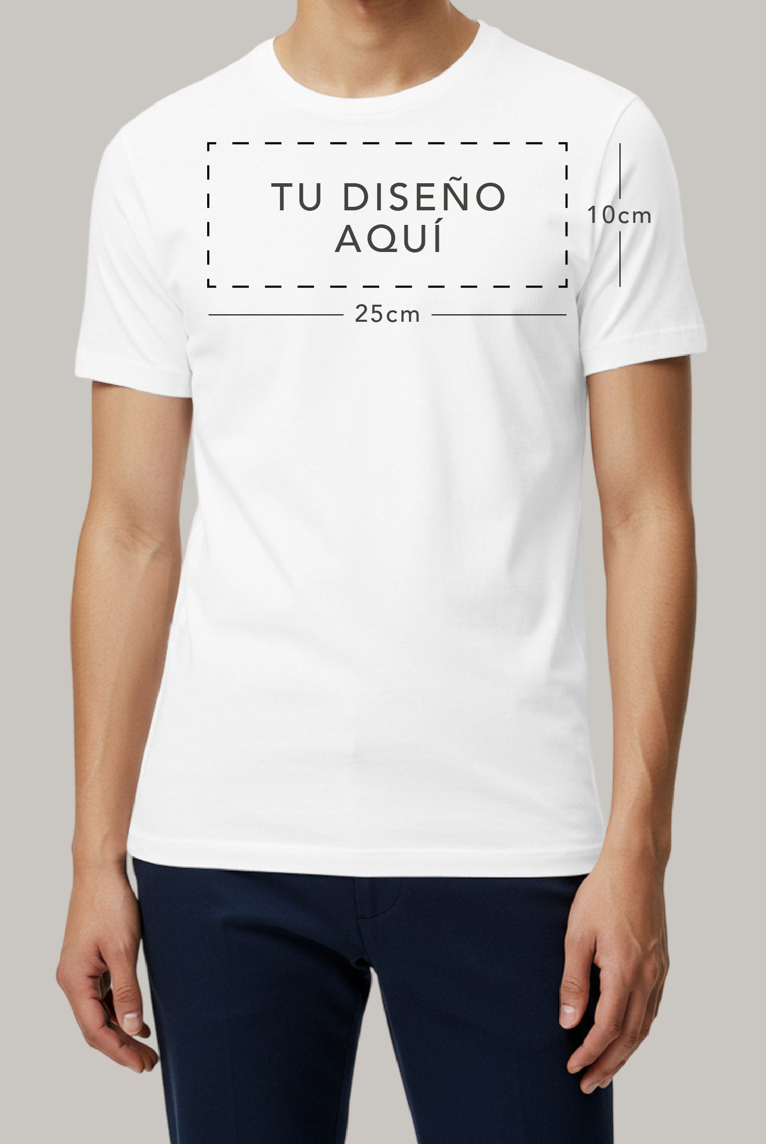 Franela Personalizable Hombre (Logo) - FashionTex