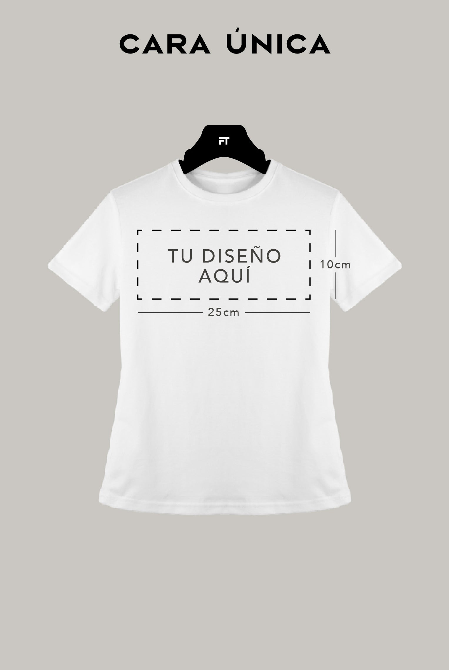 Franela Personalizable Mujer (Logo) - FashionTex