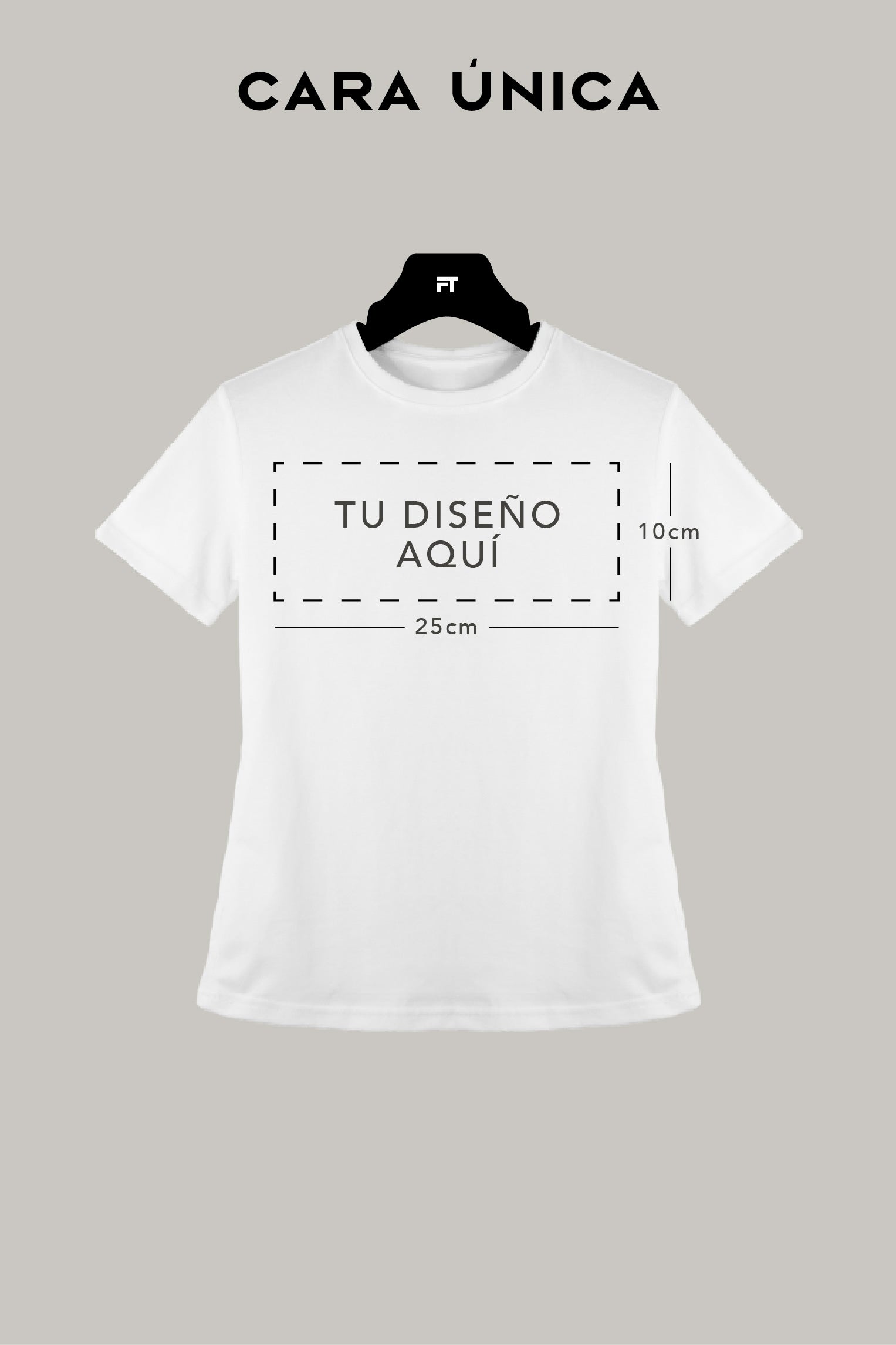 Franela Personalizable Mujer (Logo) - FashionTex