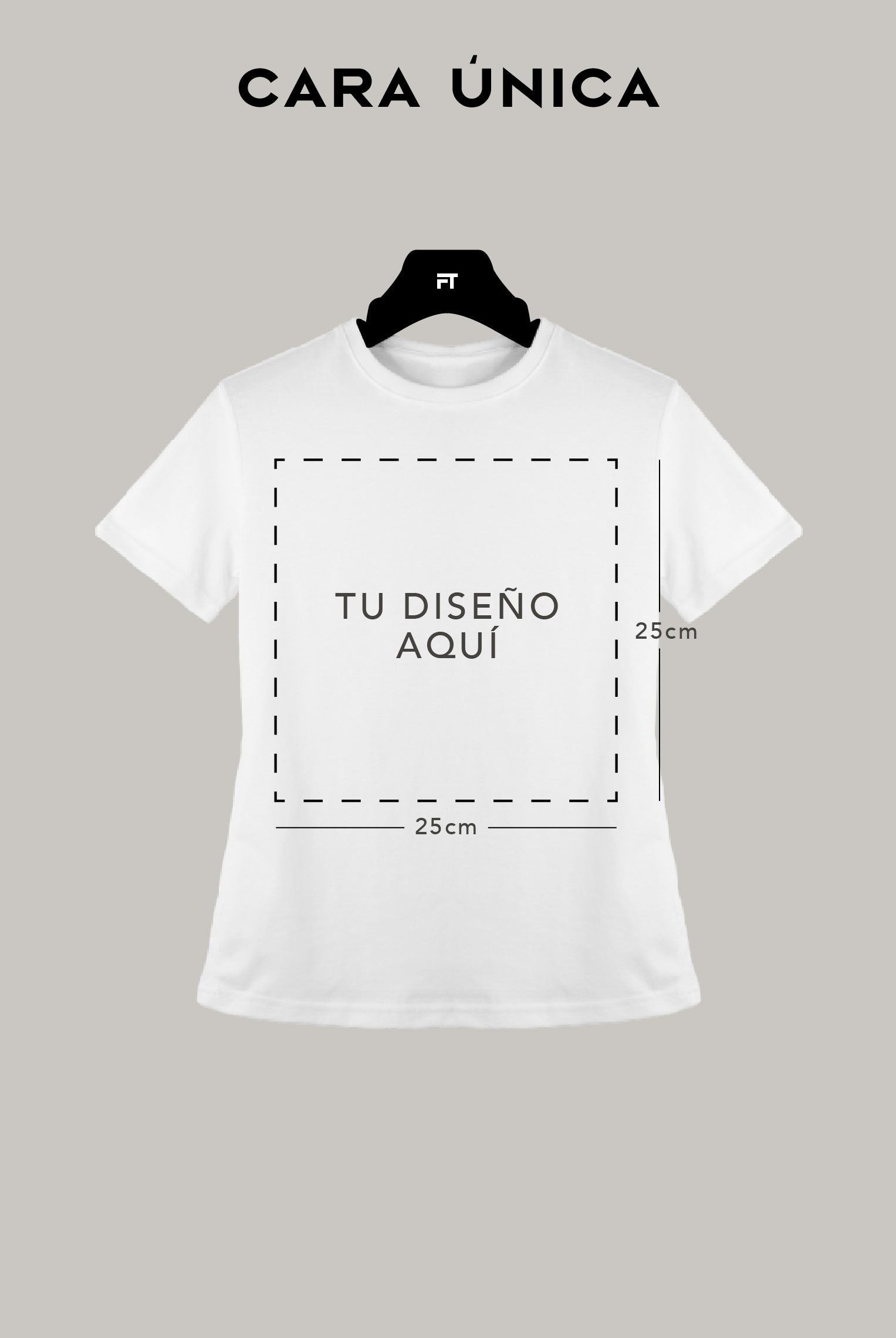 Franela Personalizable Mujer (Cuadrado) - FashionTex