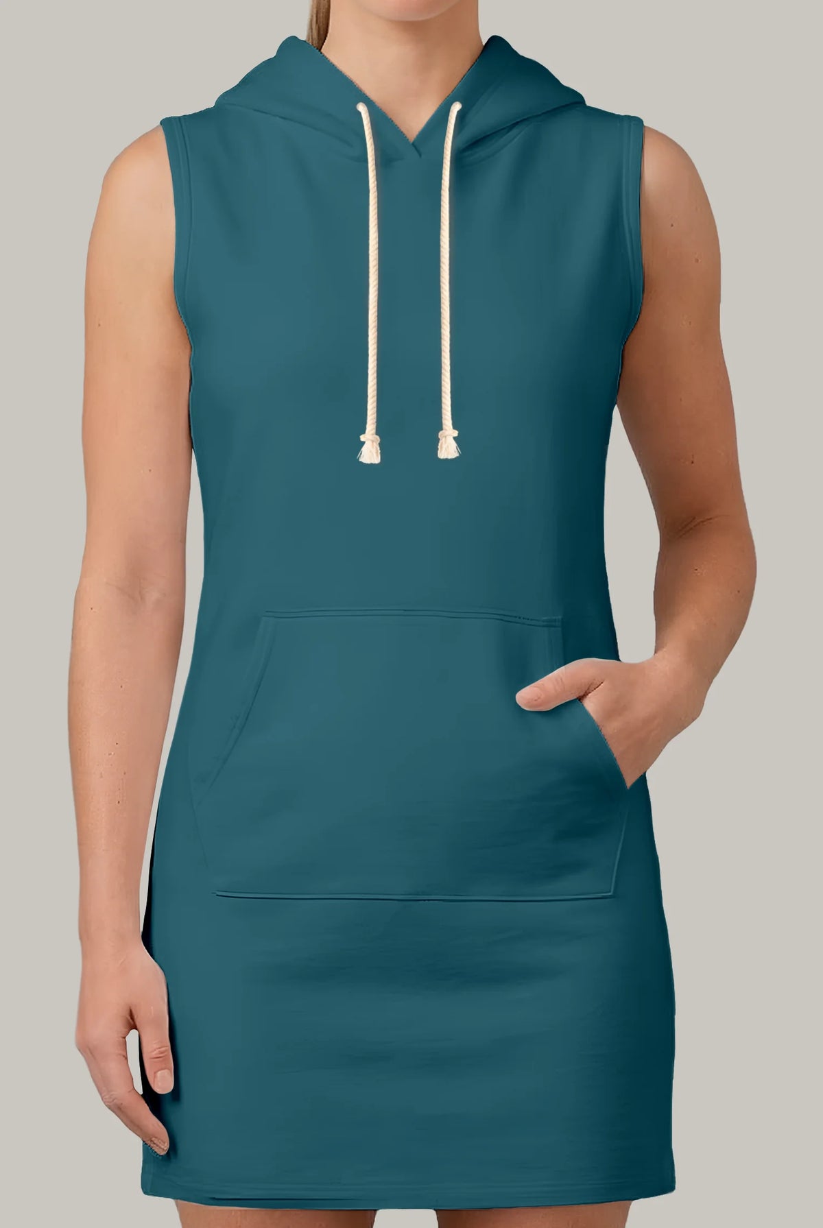 Vestido con Capucha Mujer - FashionTex