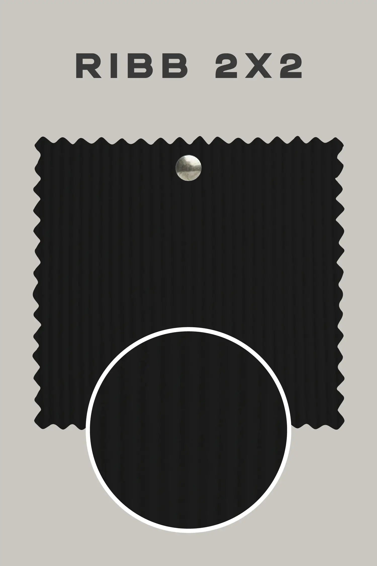 Tela Ribb 2x2: Hamburgo - 50/50% Polyalgodón - FashionTex