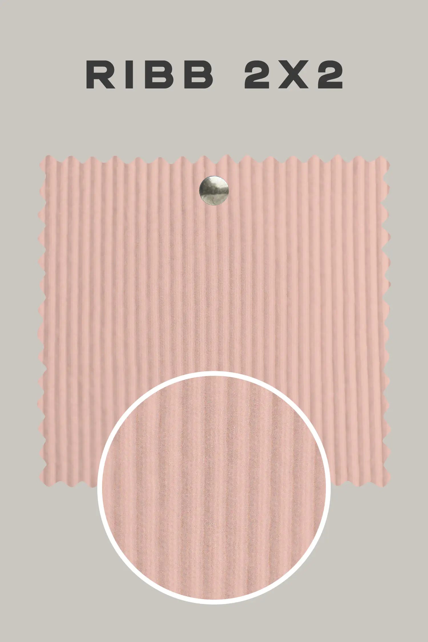 Tela Ribb 2x2: Hamburgo - 50/50% Polyalgodón - FashionTex