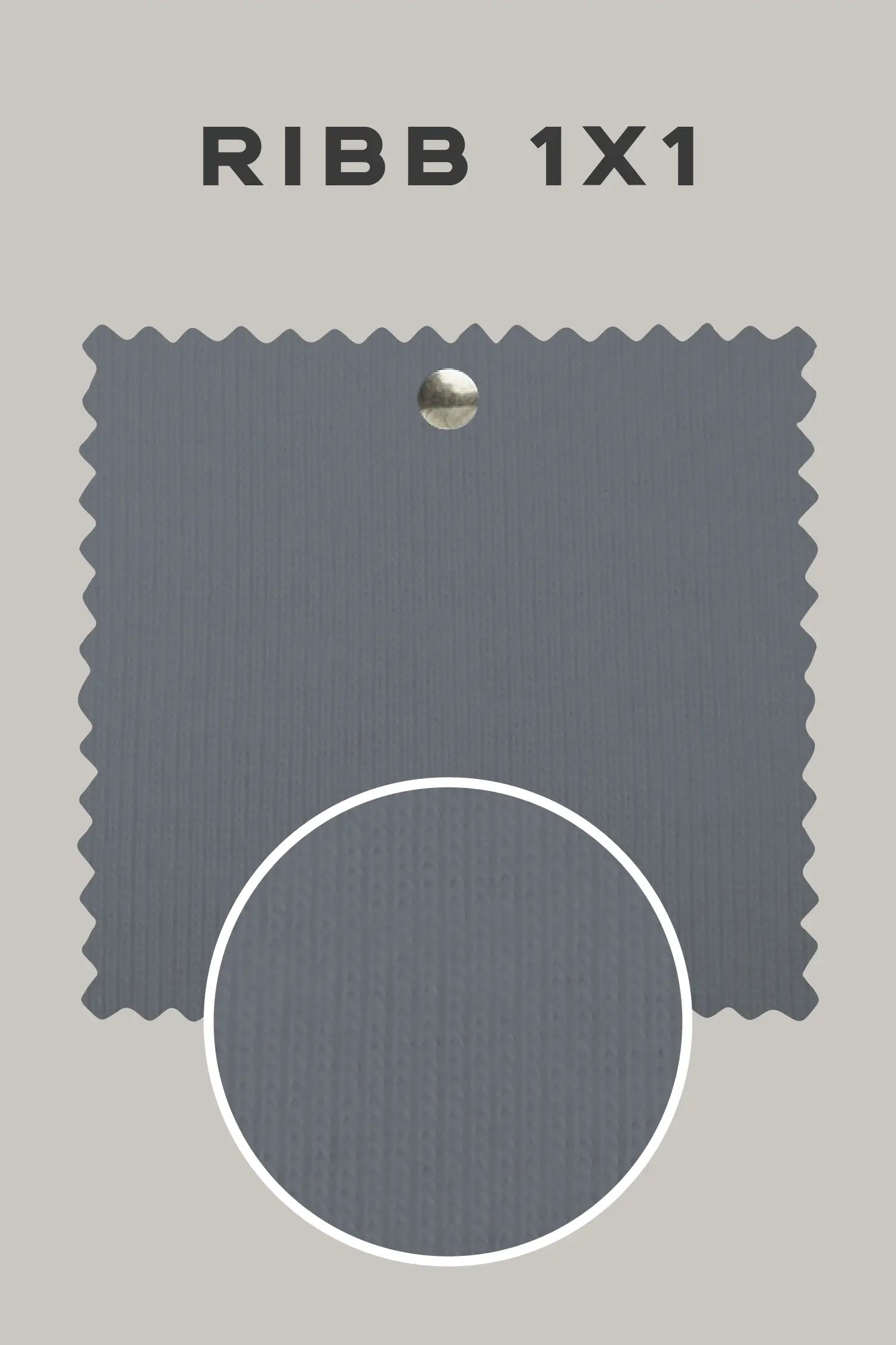 Tela Ribb 1x1: Ferrari - 50/50% Polyalgodón - FashionTex