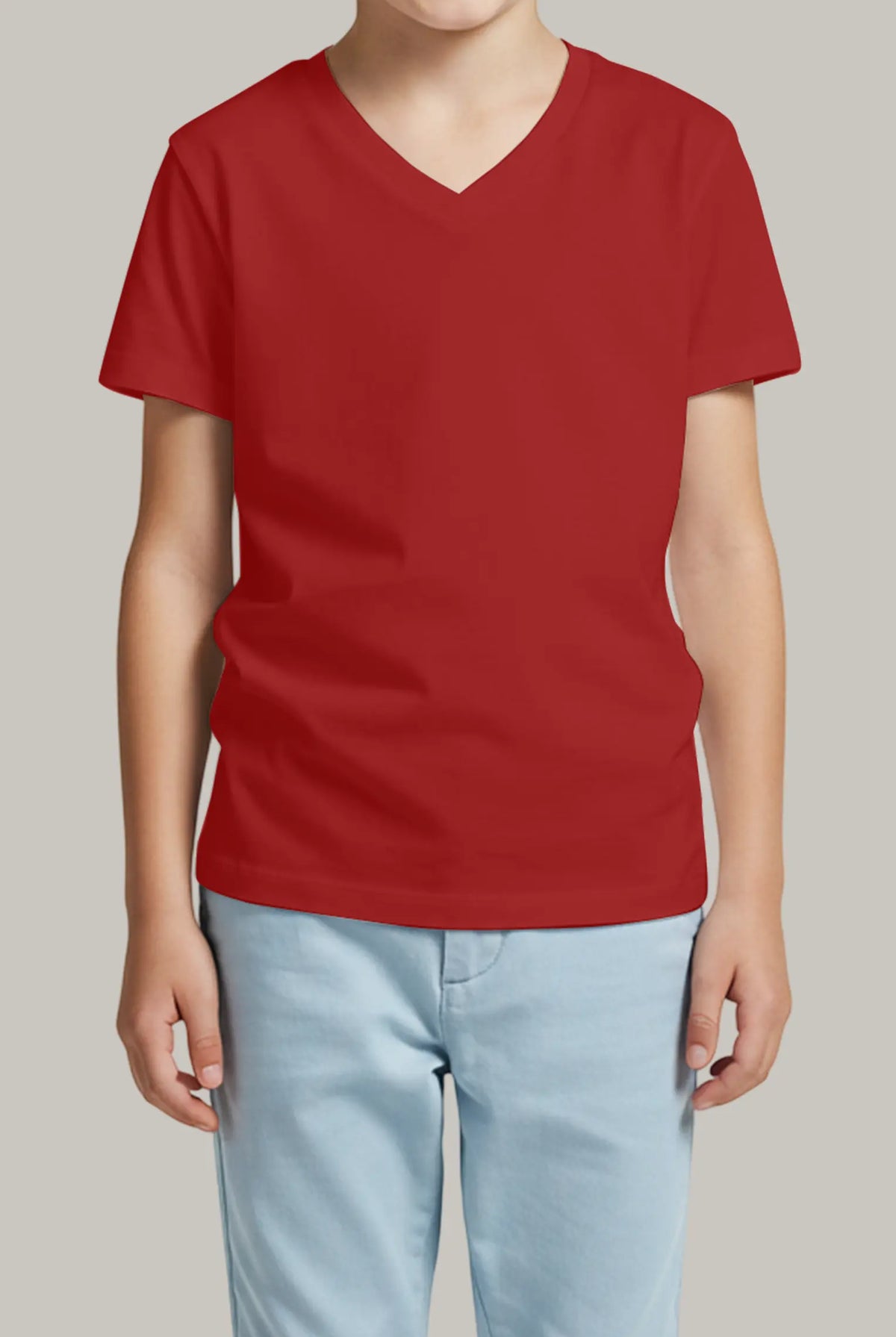 Franela Regular Kids Cuello en V - FashionTex
