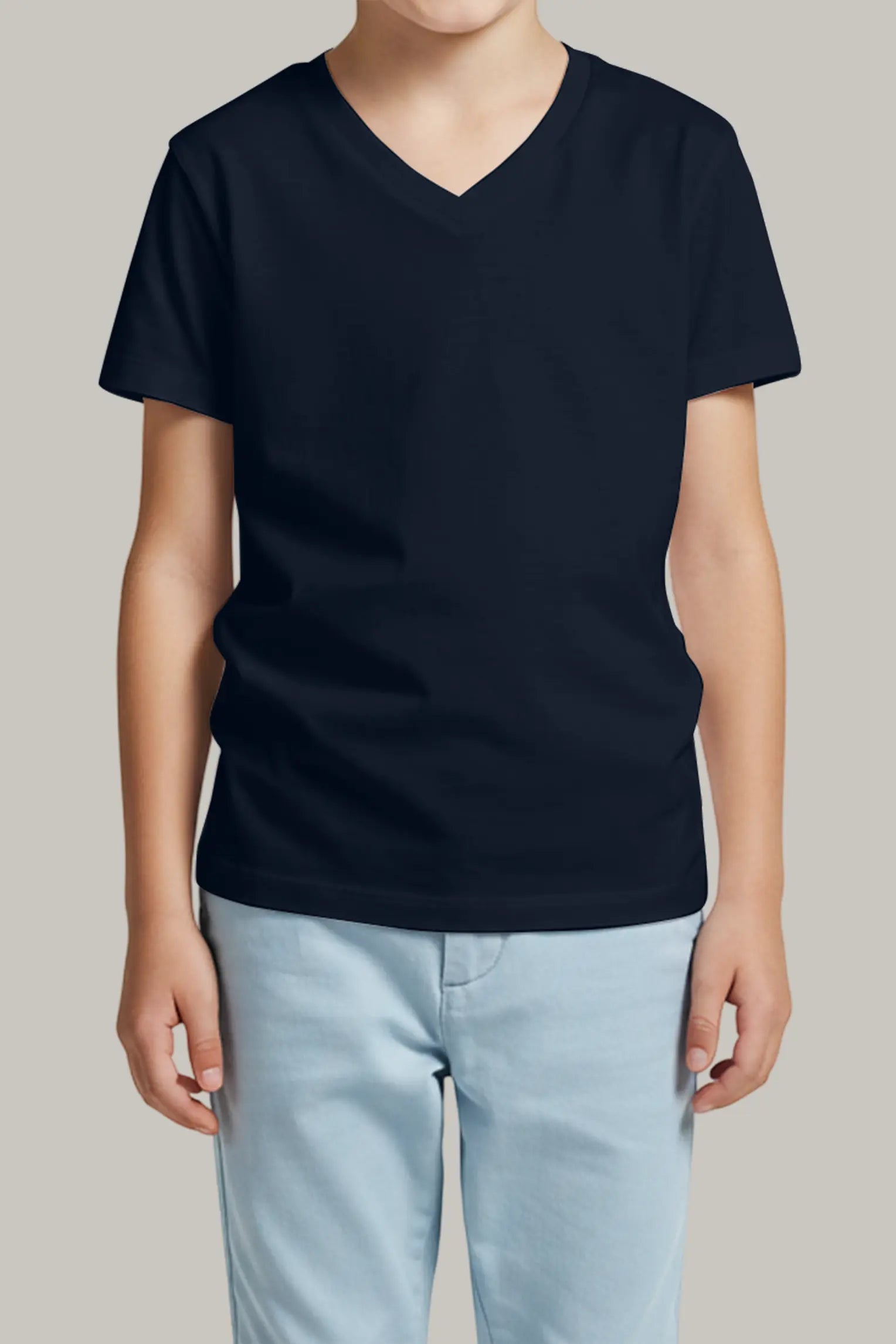 Franela Regular Kids Cuello en V - FashionTex