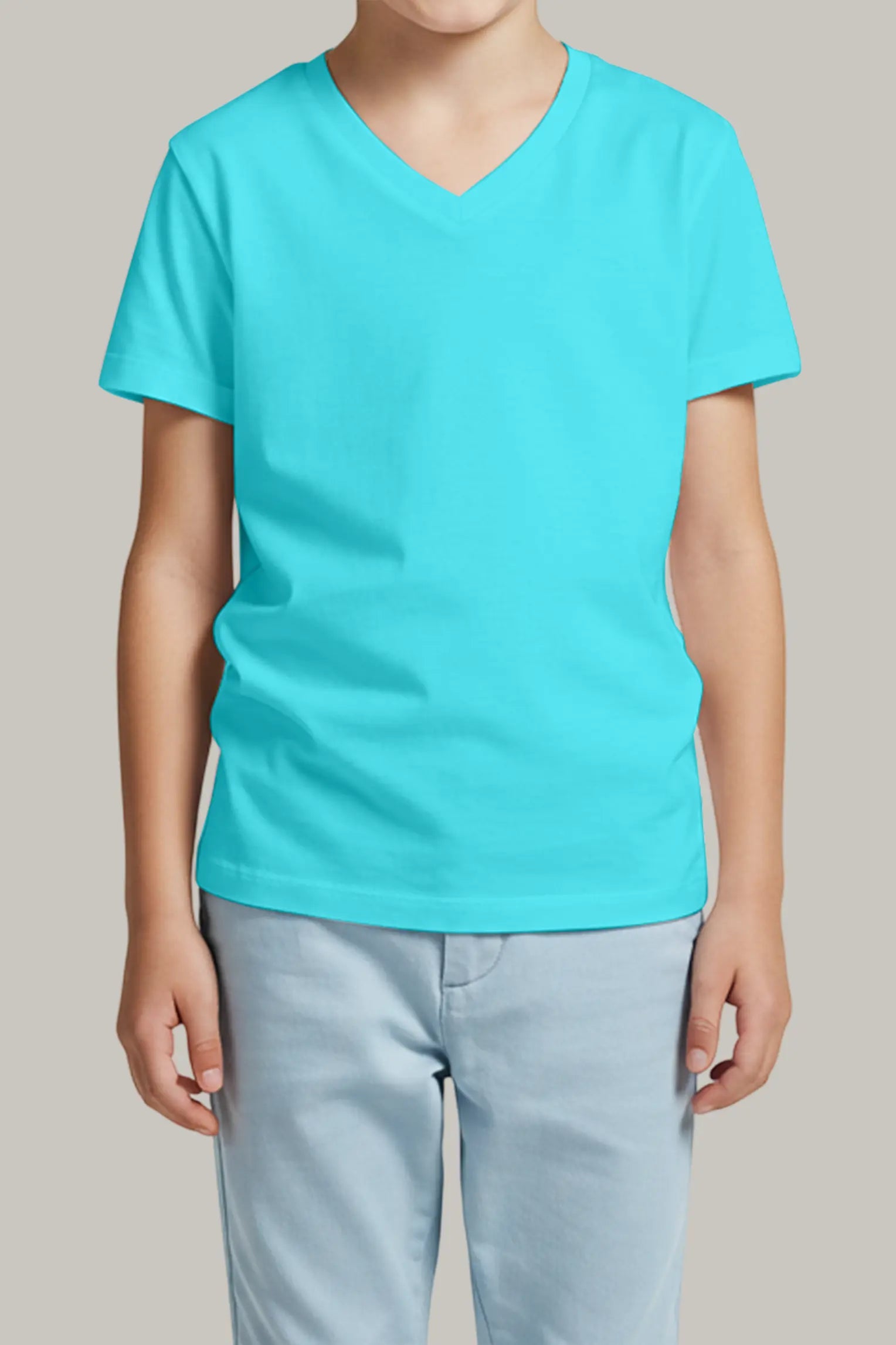 Franela Regular Kids Cuello en V - FashionTex