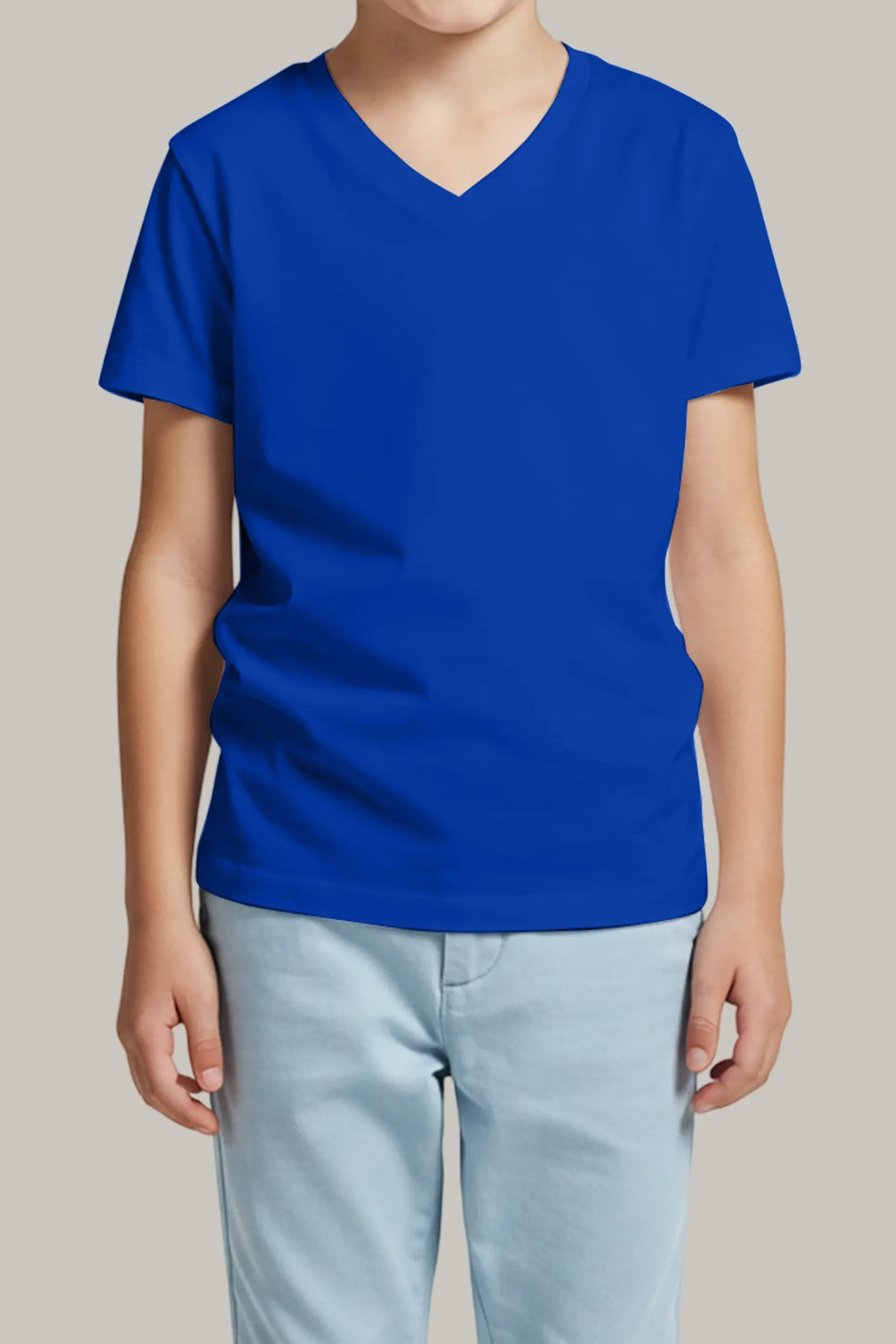 Franela Regular Kids Cuello en V - FashionTex